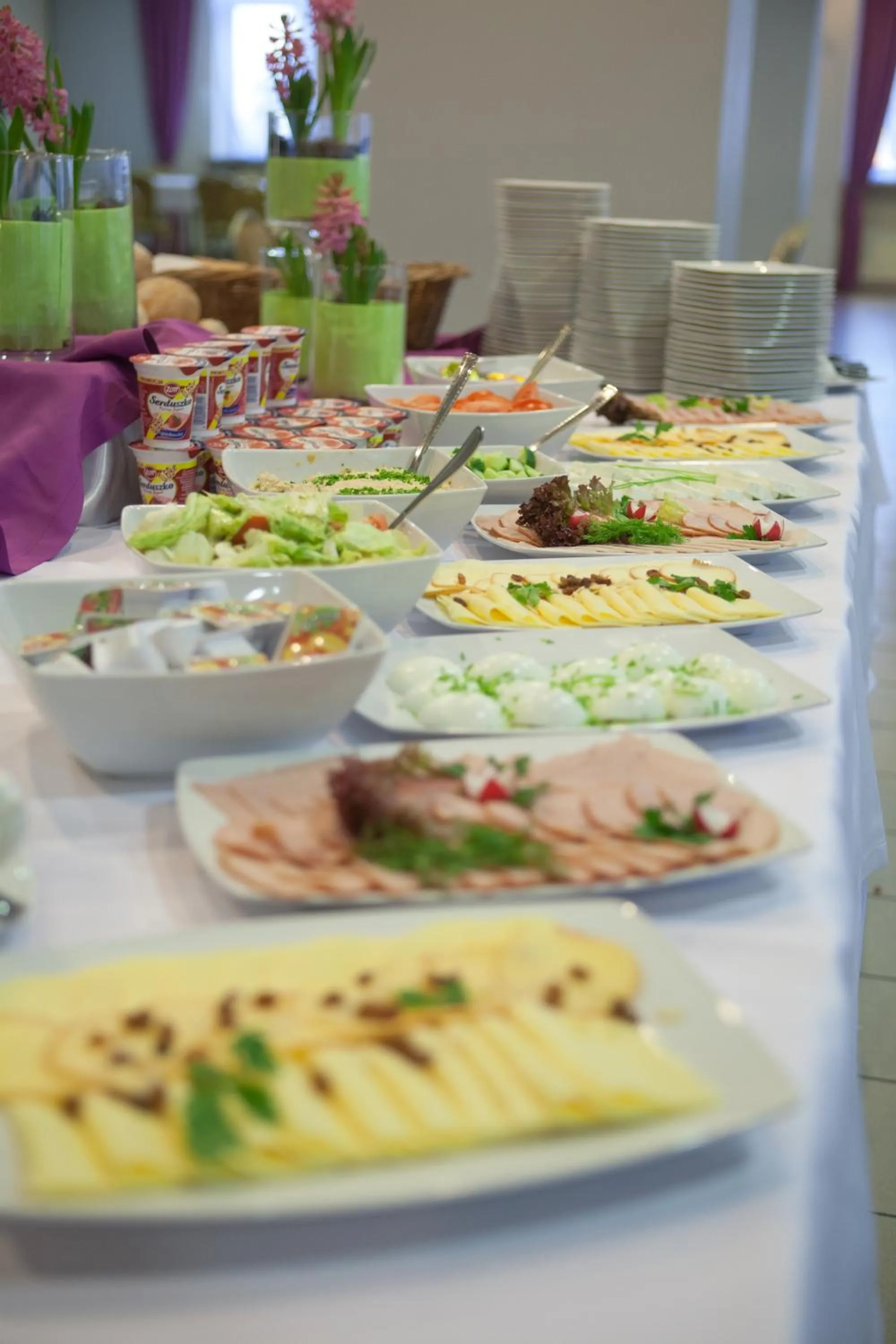 Breakfast in Hotel Przedwiośnie