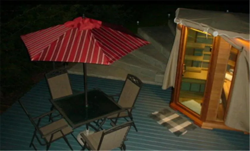 Patio in Eagle's Nest B&B