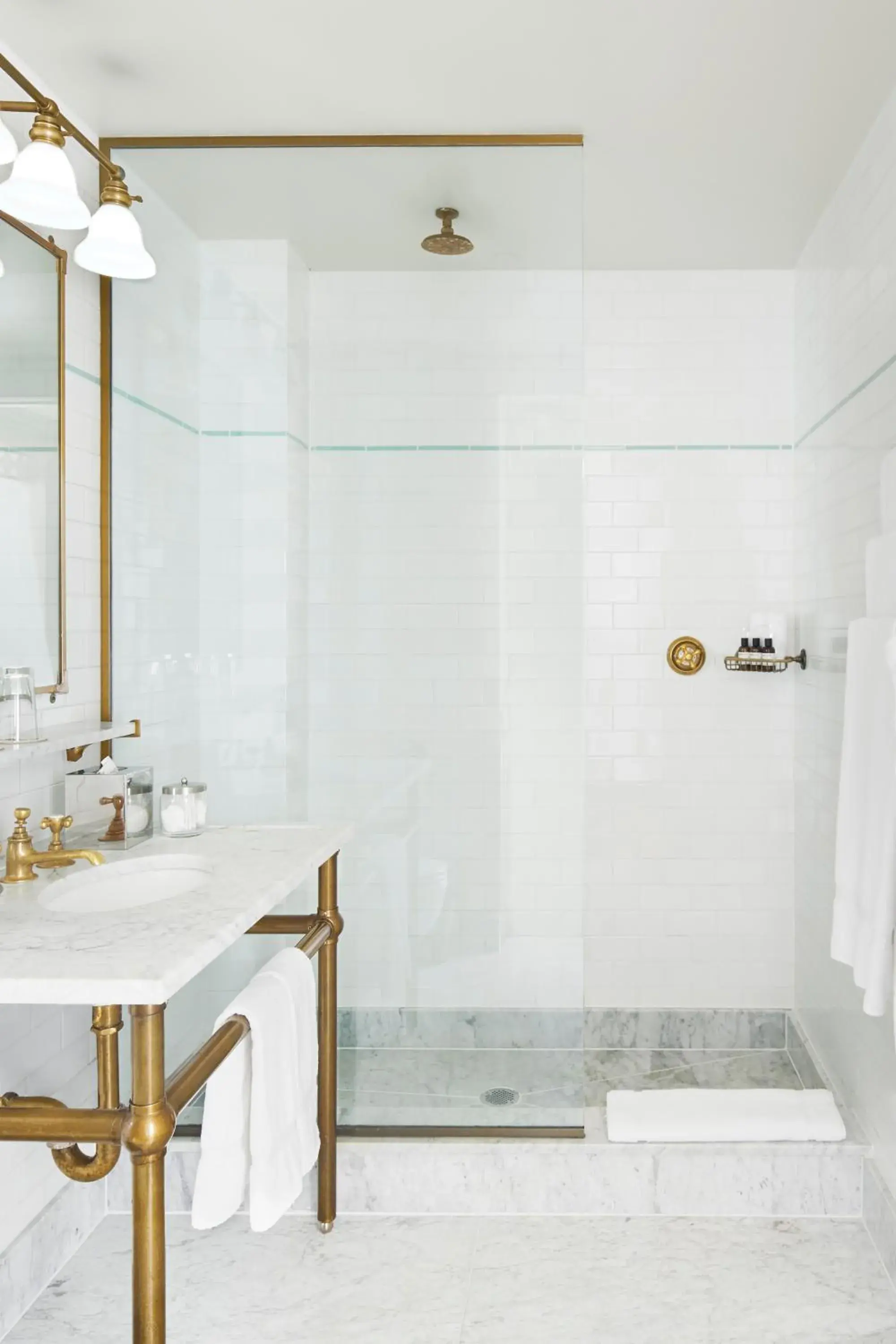 Bathroom in The Bowery Hotel Bathroom in The Bowery Hotel