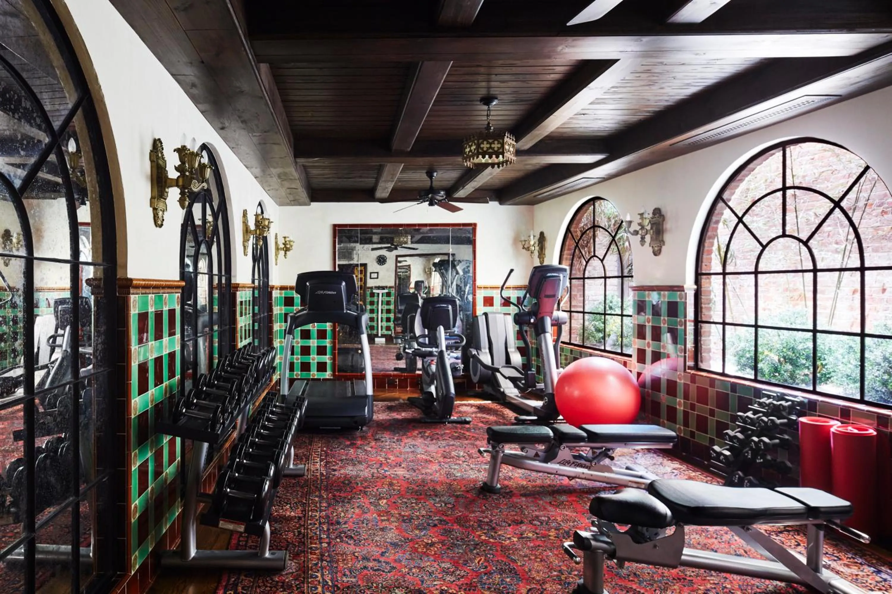 Fitness centre/facilities in The Bowery Hotel