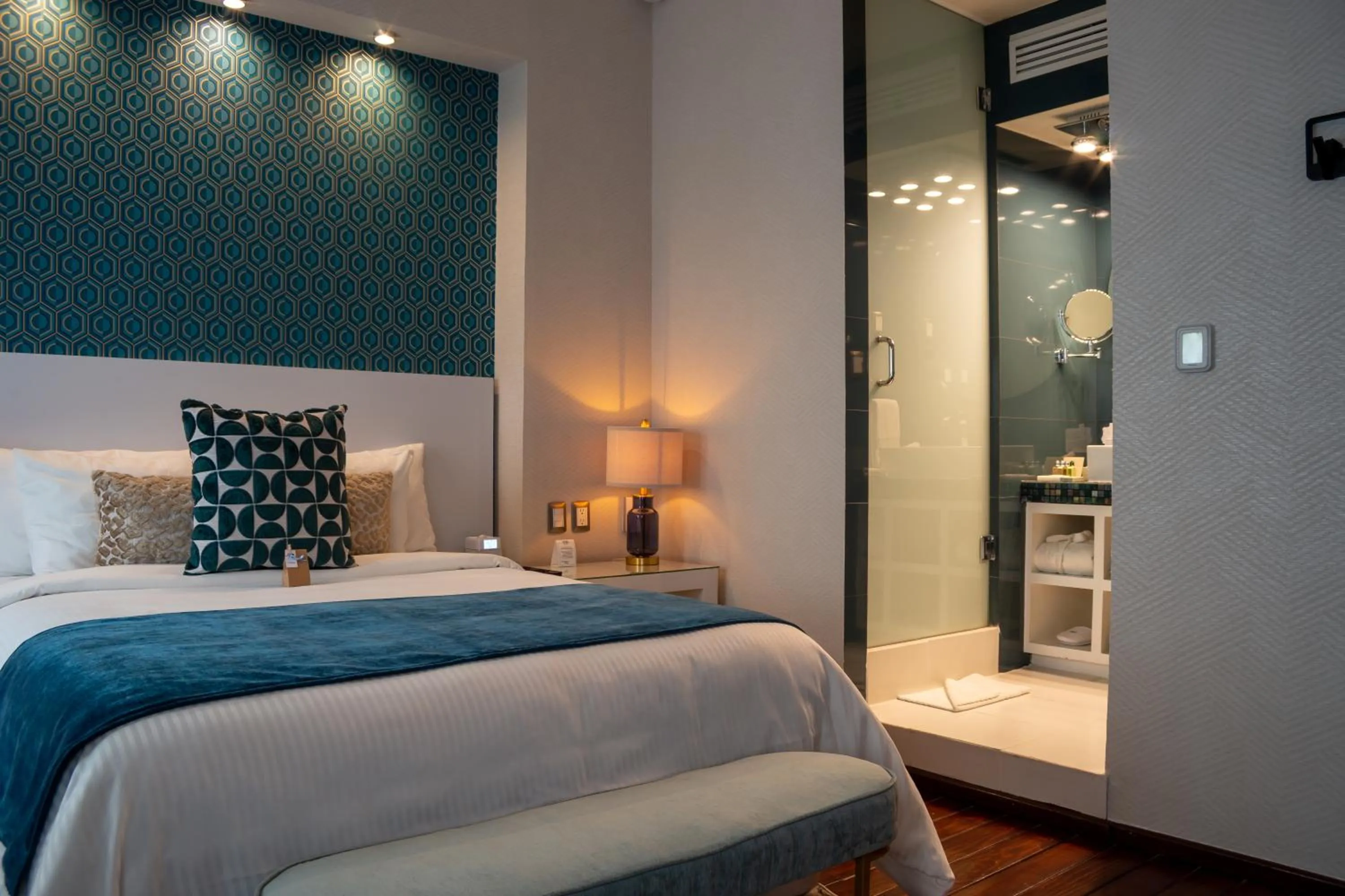 Bed in 1850 Hotel Boutique