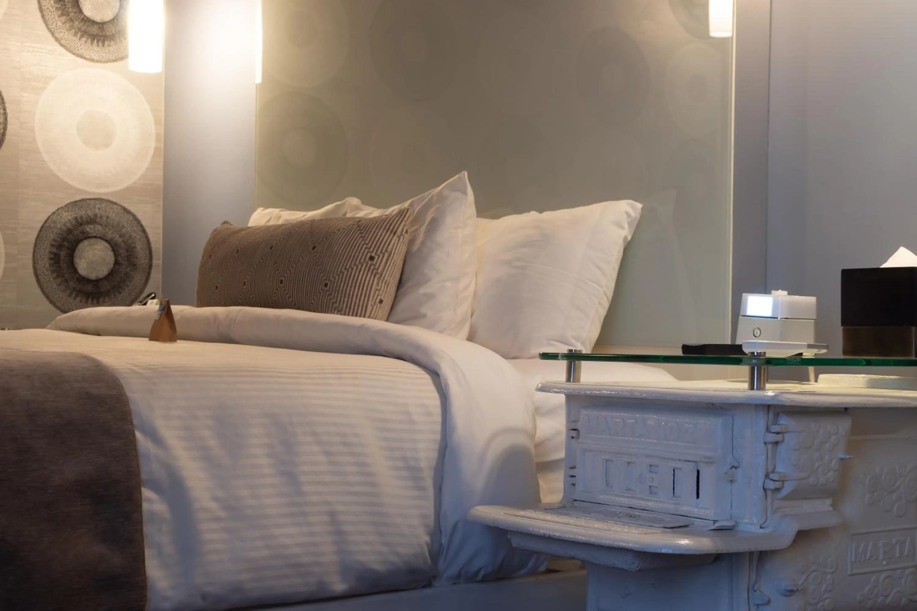 Bed in 1850 Hotel Boutique