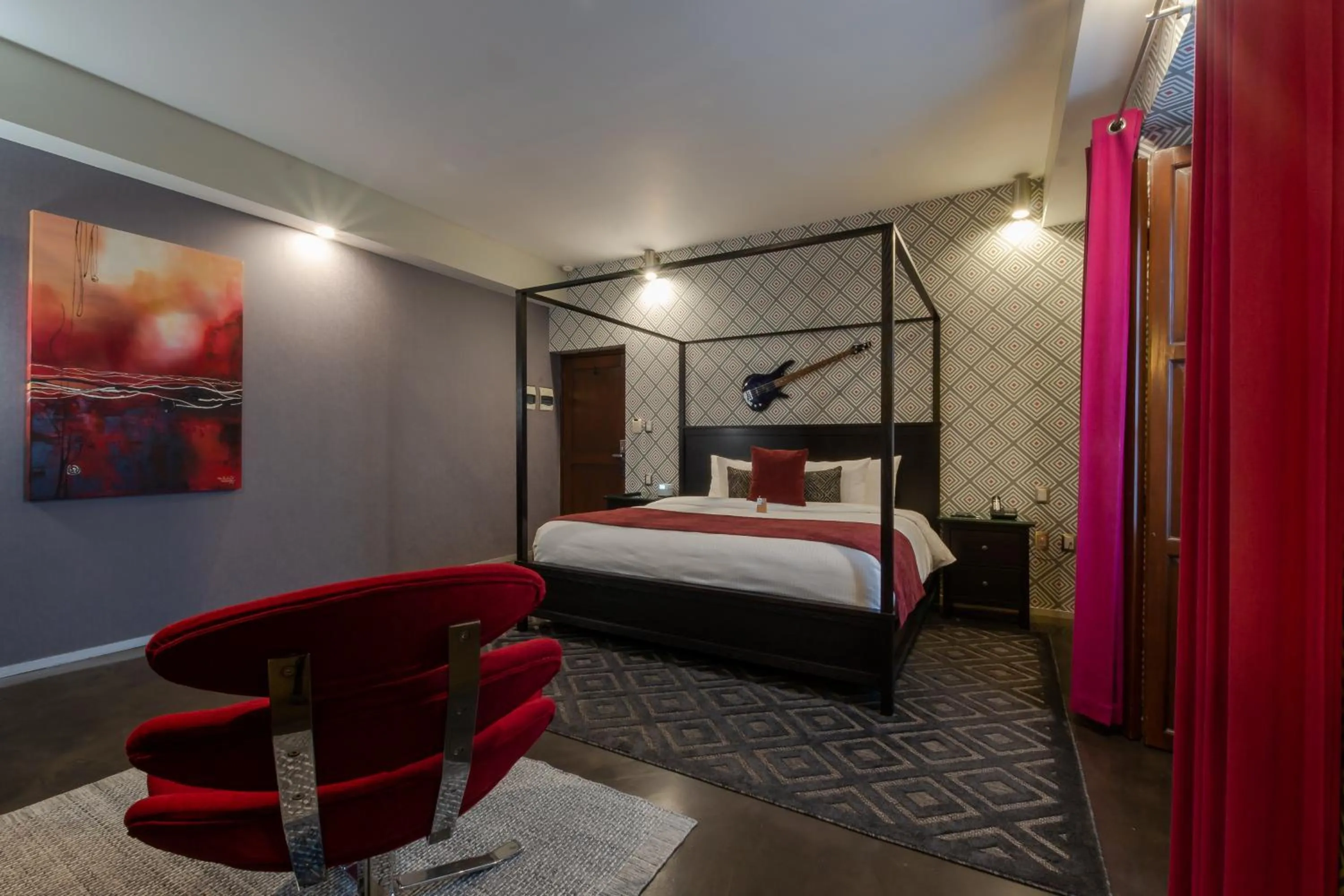 Bed in 1850 Hotel Boutique