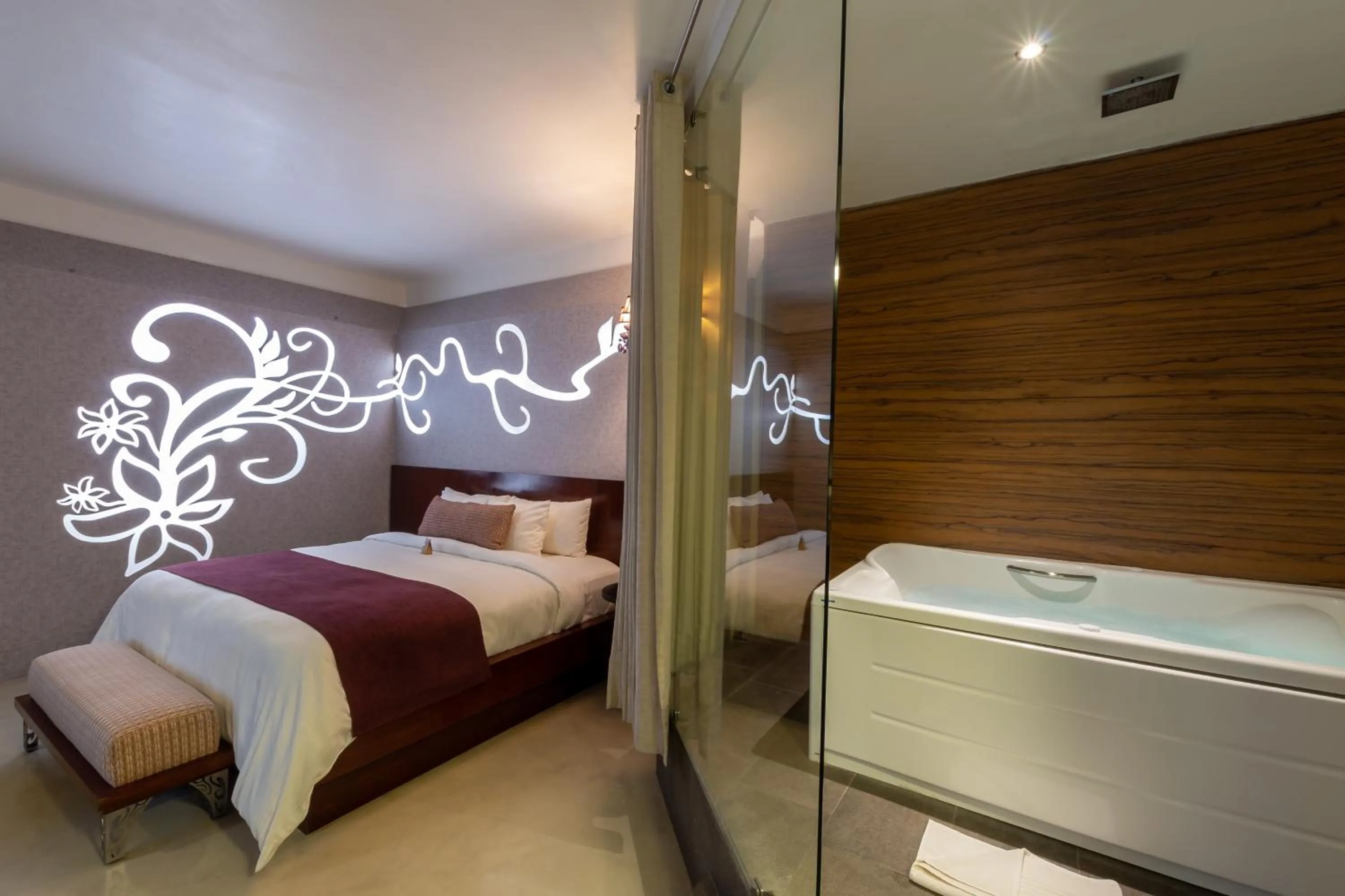 Bed in 1850 Hotel Boutique