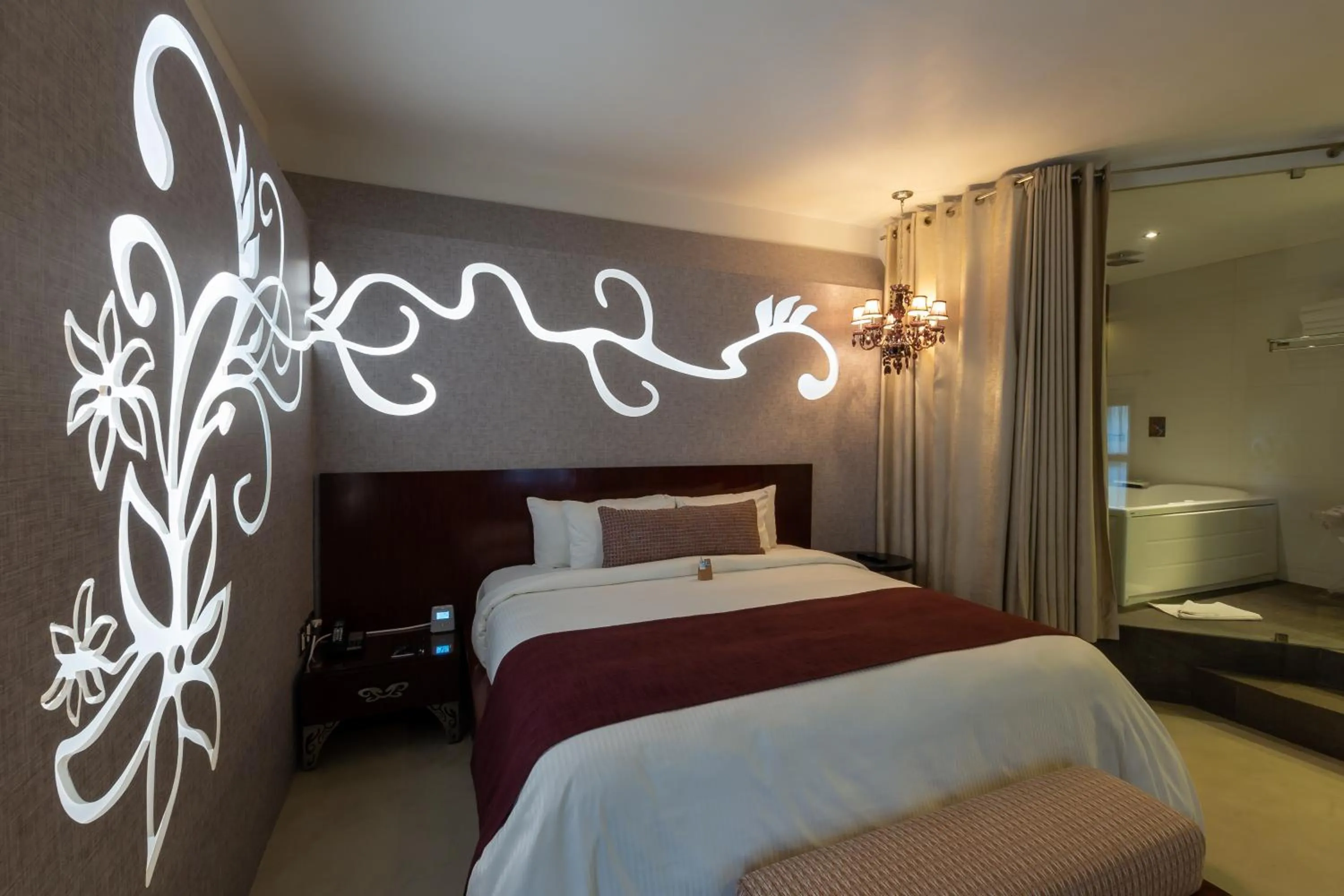 Bed in 1850 Hotel Boutique