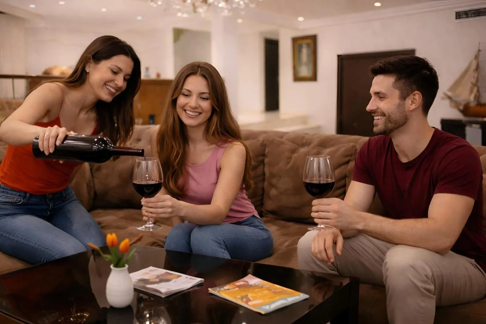 Lobby or reception in Da Vinci Boutique Hotel