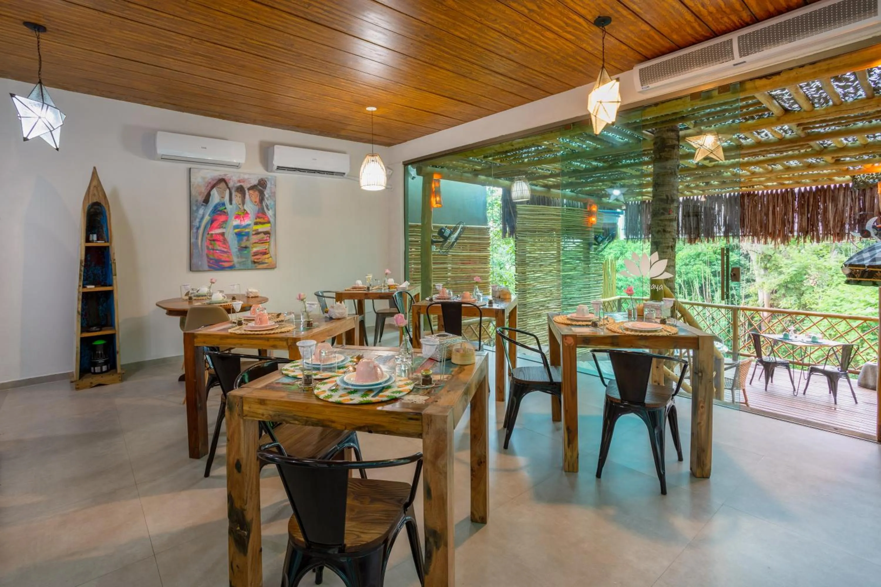 Dining area in Hotel Vila Kebaya