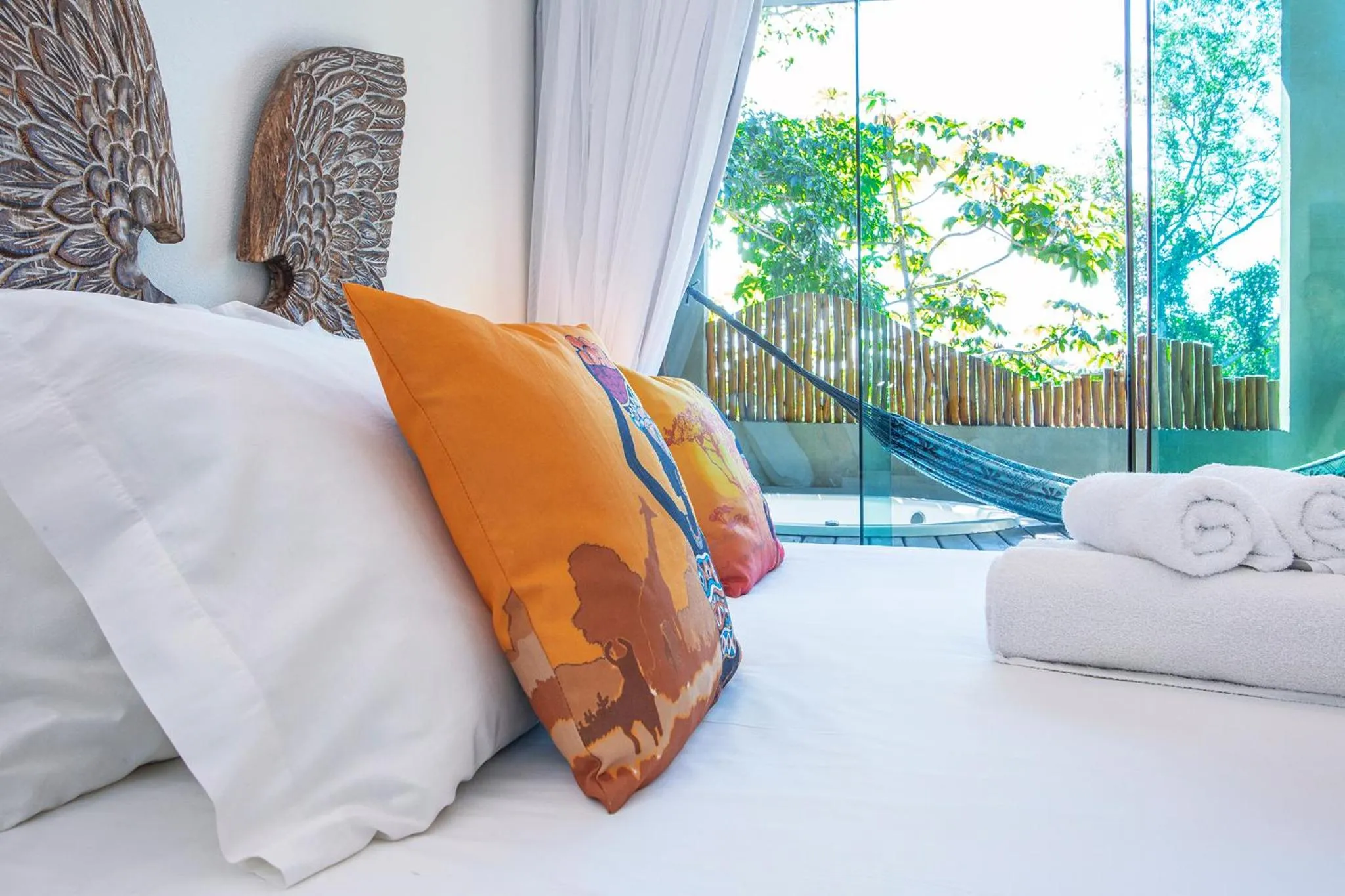 Bedroom, Bed in Hotel Vila Kebaya