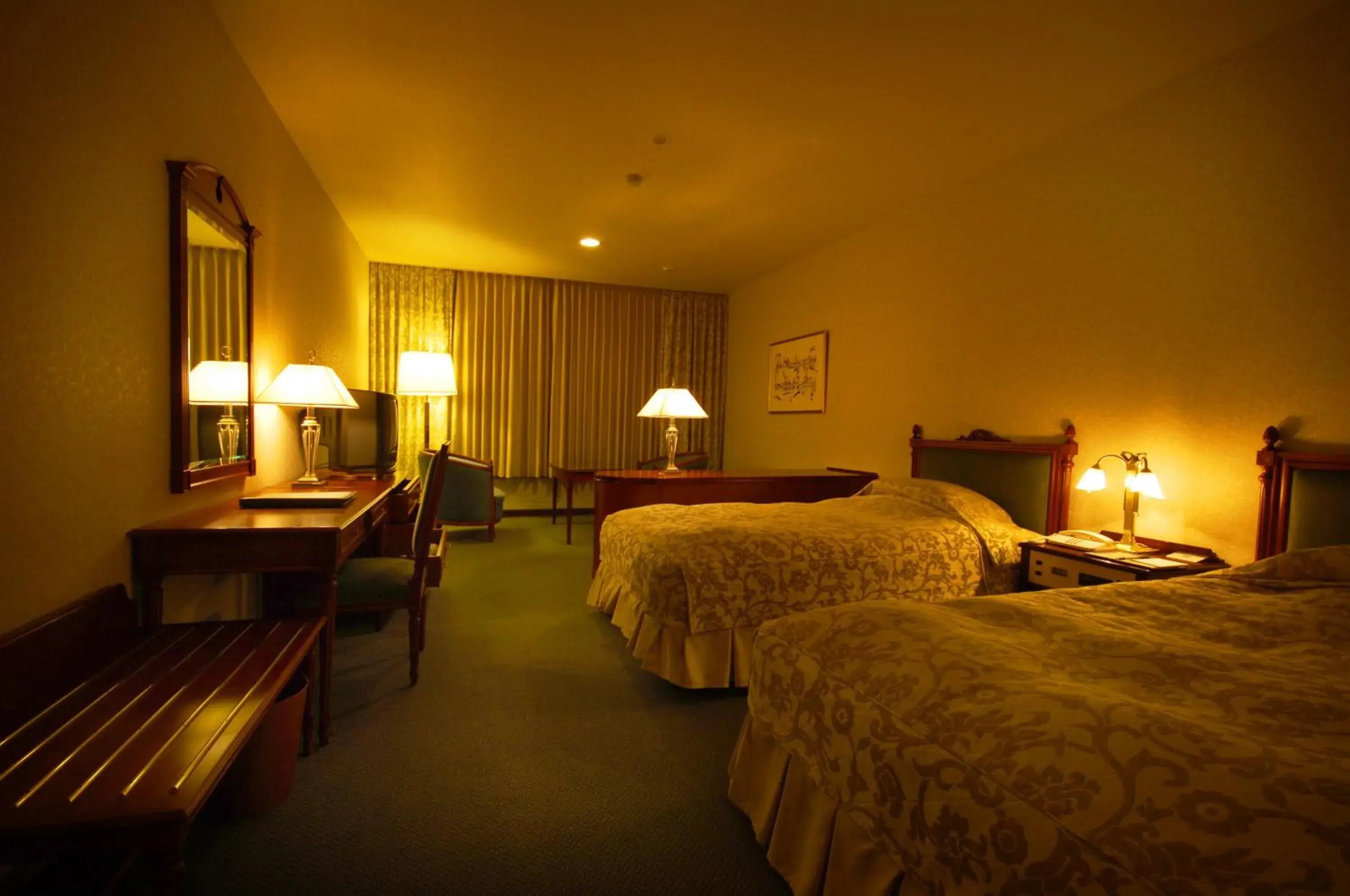 Photo of the whole room, Bed in Skypark Hotel