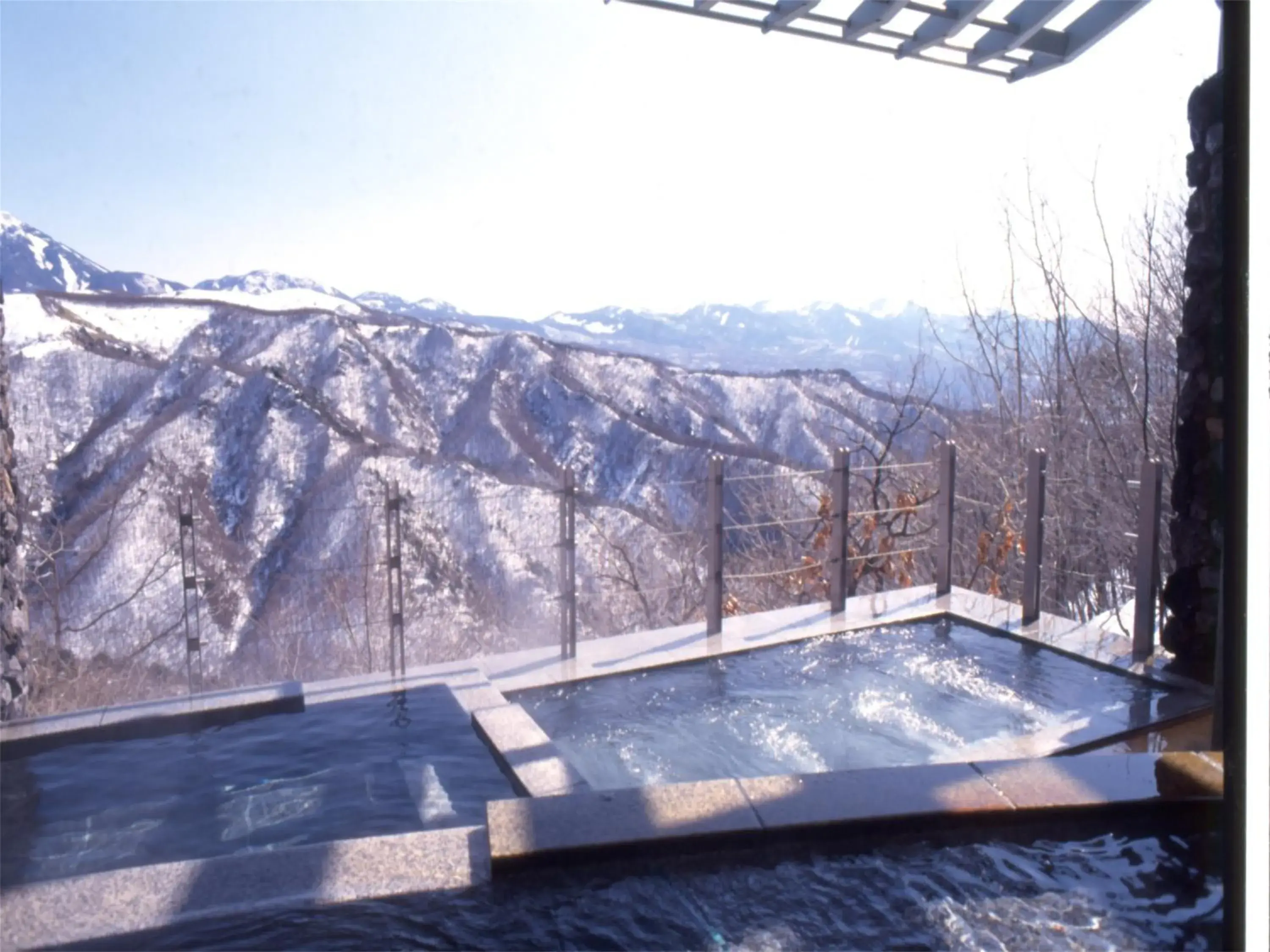 Open Air Bath in Skypark Hotel