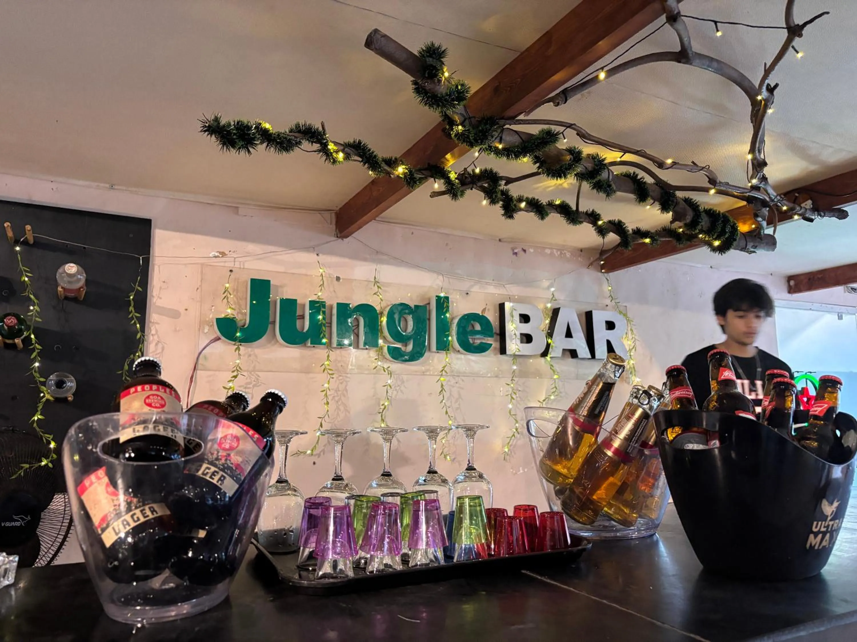 Lounge or bar in Jungle by sturmfrei Vagator - Pool Wing