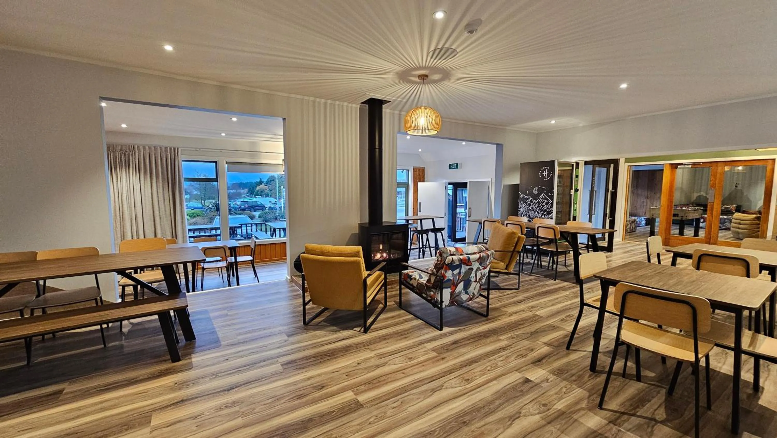 Living room in Haka House Wanaka