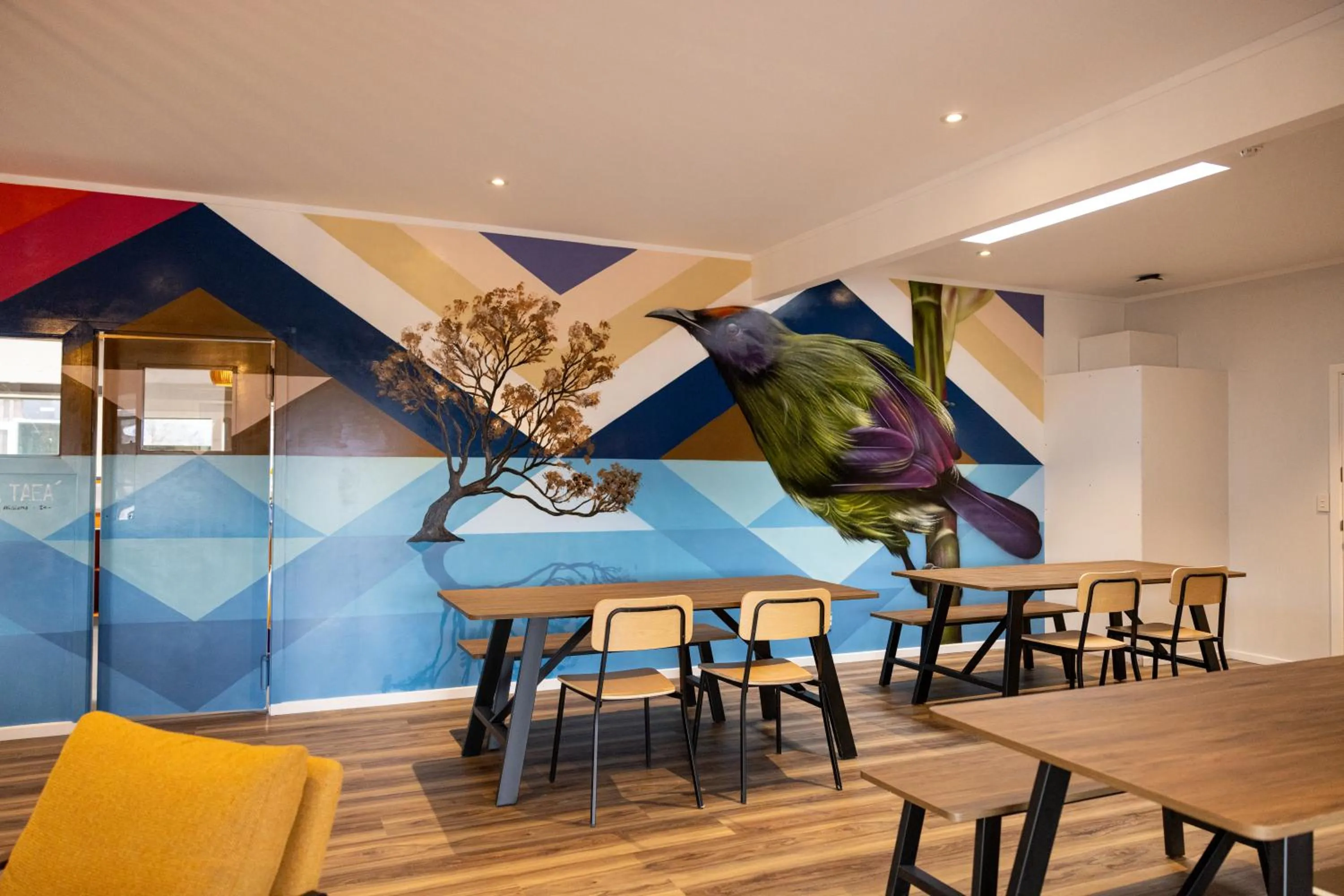 Living room in Haka House Wanaka