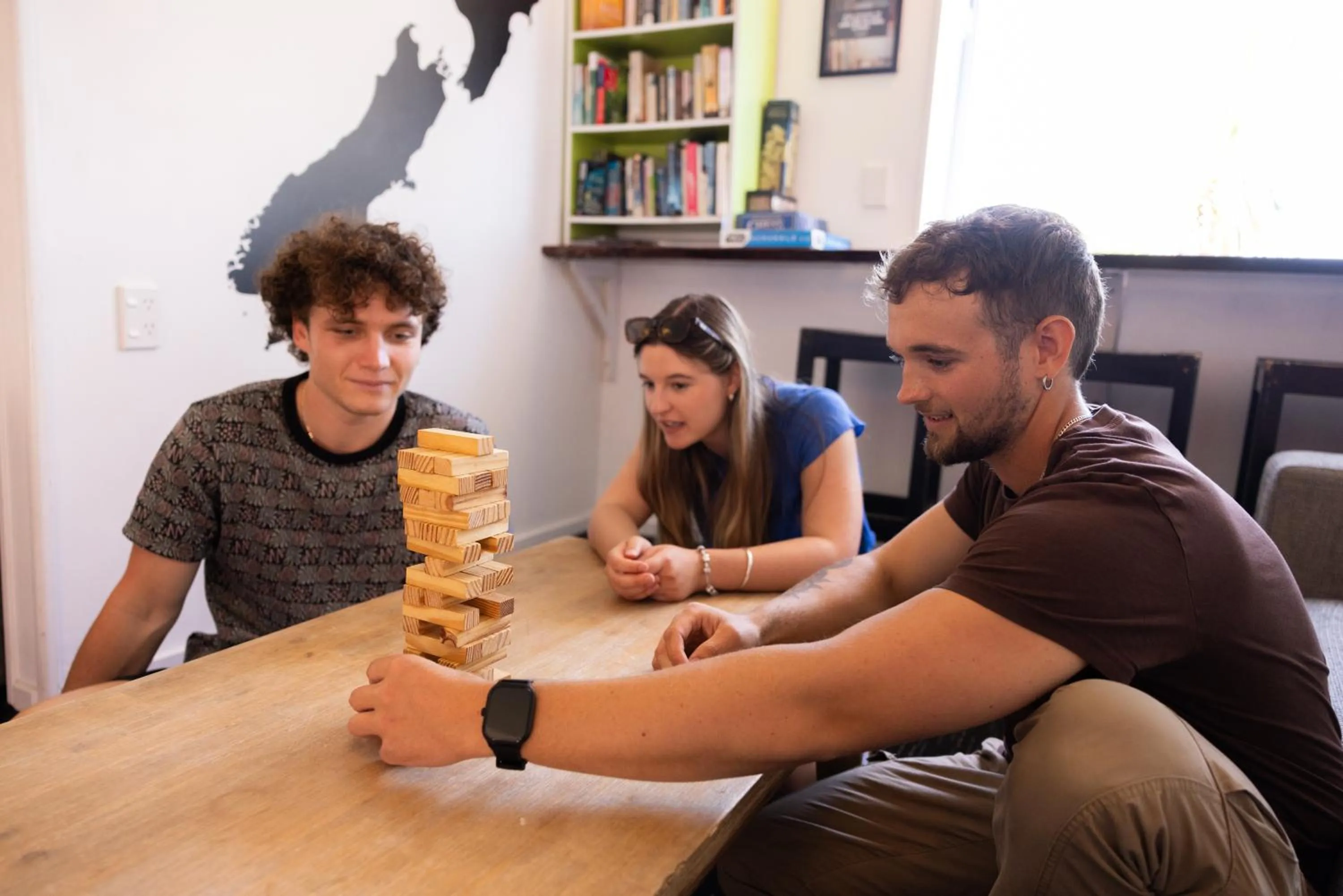 People in Haka House Taupo