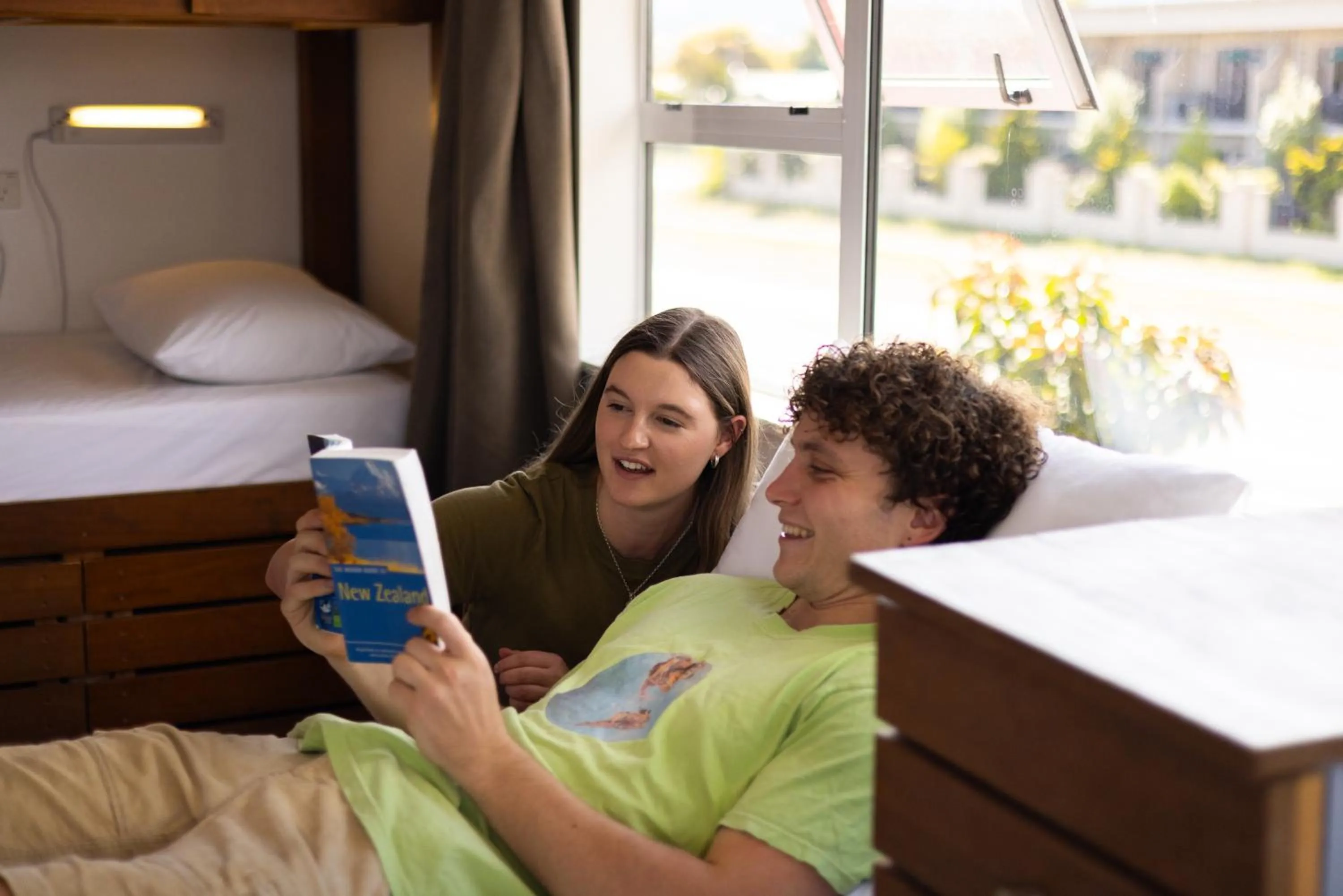 Bed in Haka House Taupo