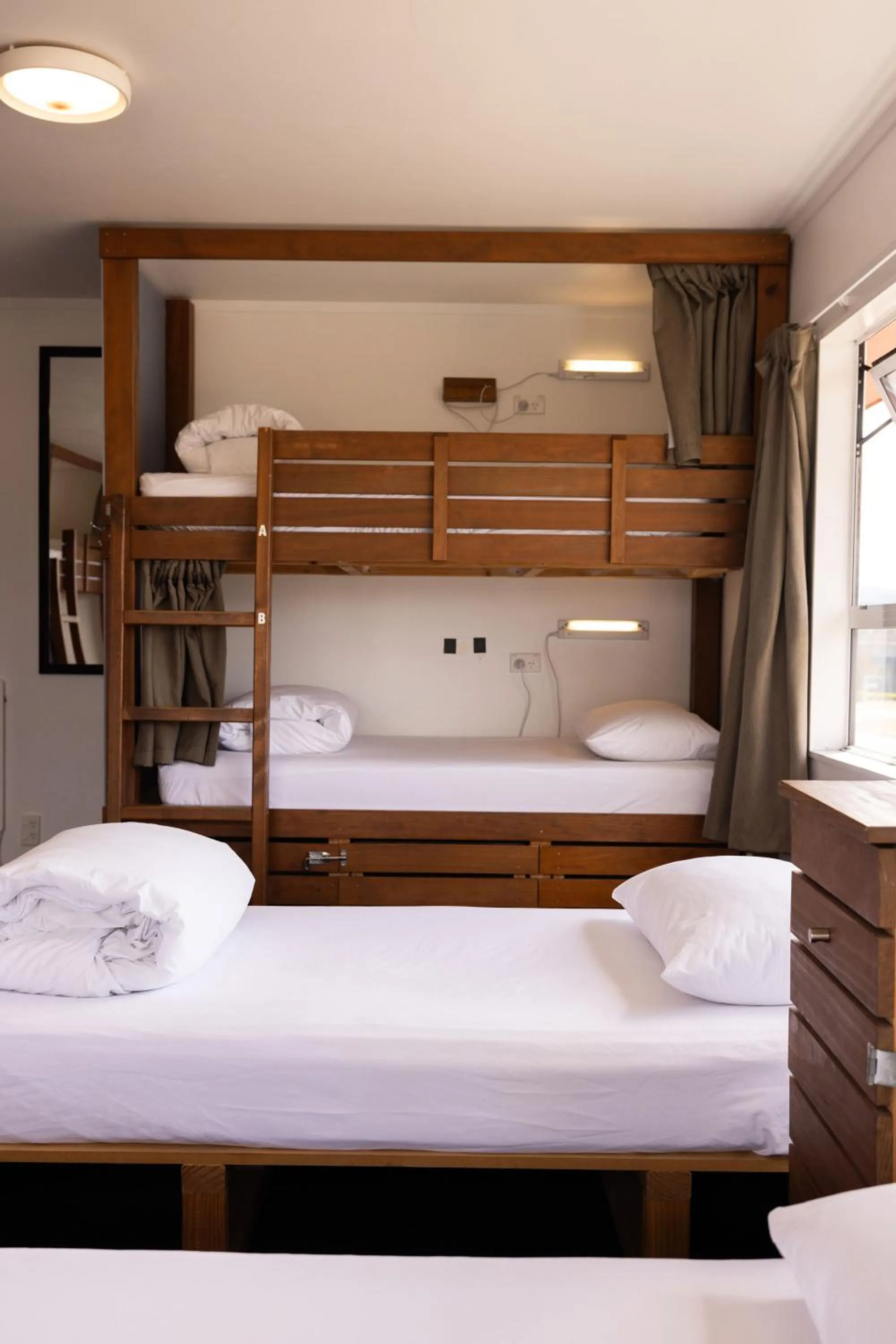 Bed in Haka House Taupo