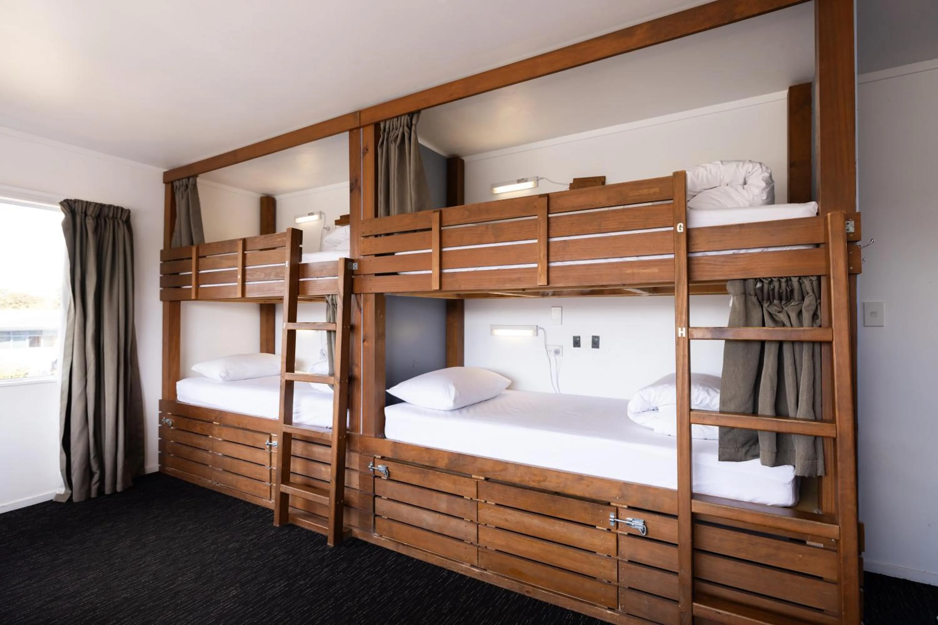 Bed in Haka House Taupo