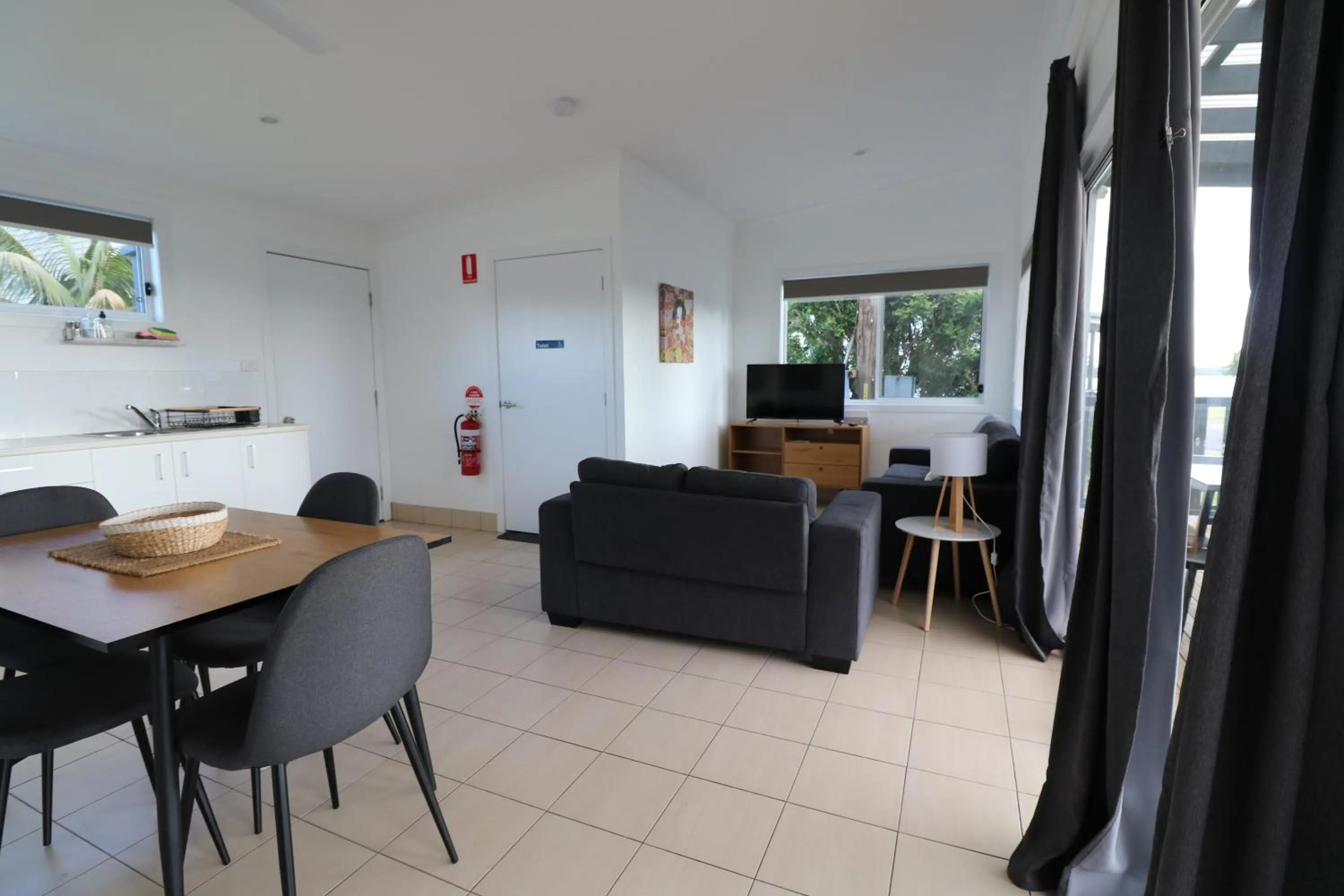 Living room in South Coast Retreat