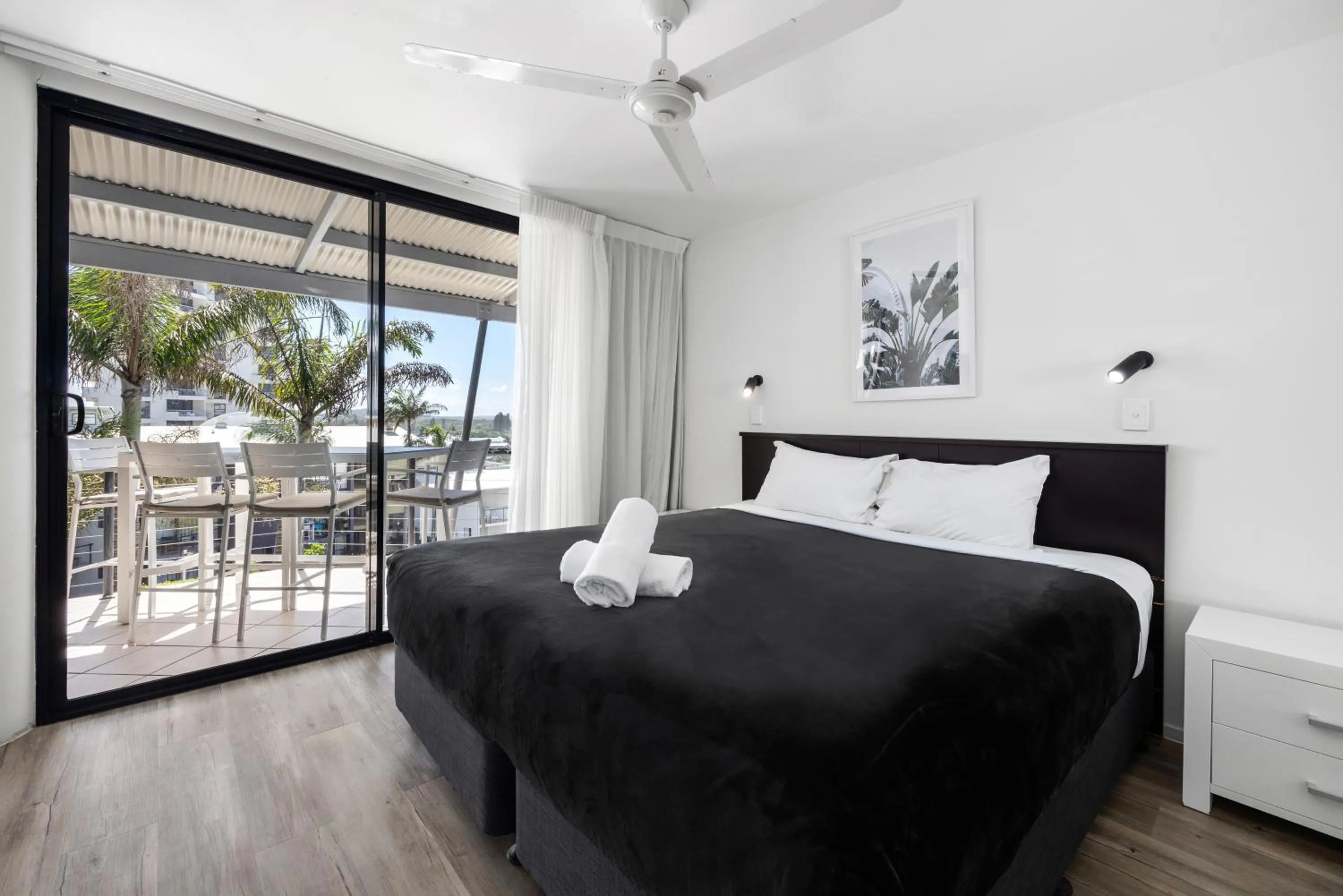 Bed in The Beach Retreat Coolum