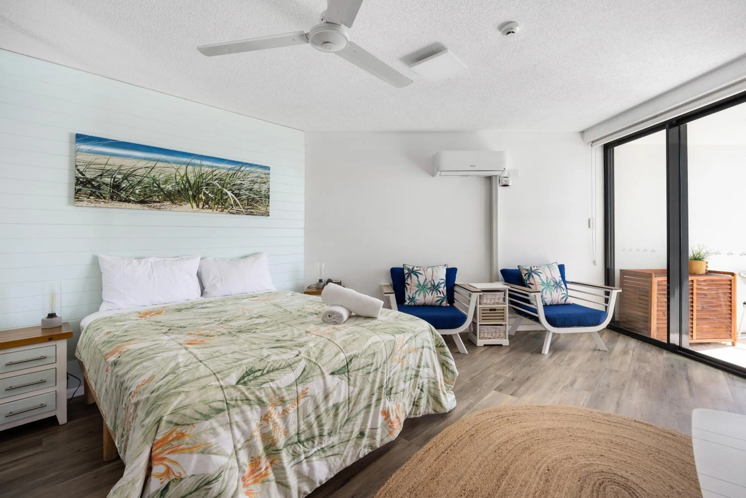 Bed in The Beach Retreat Coolum