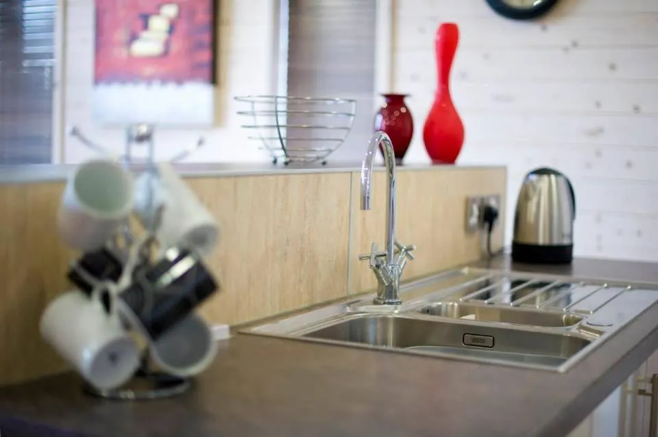 Kitchen or kitchenette in King's Lynn Caravan & Camping Park