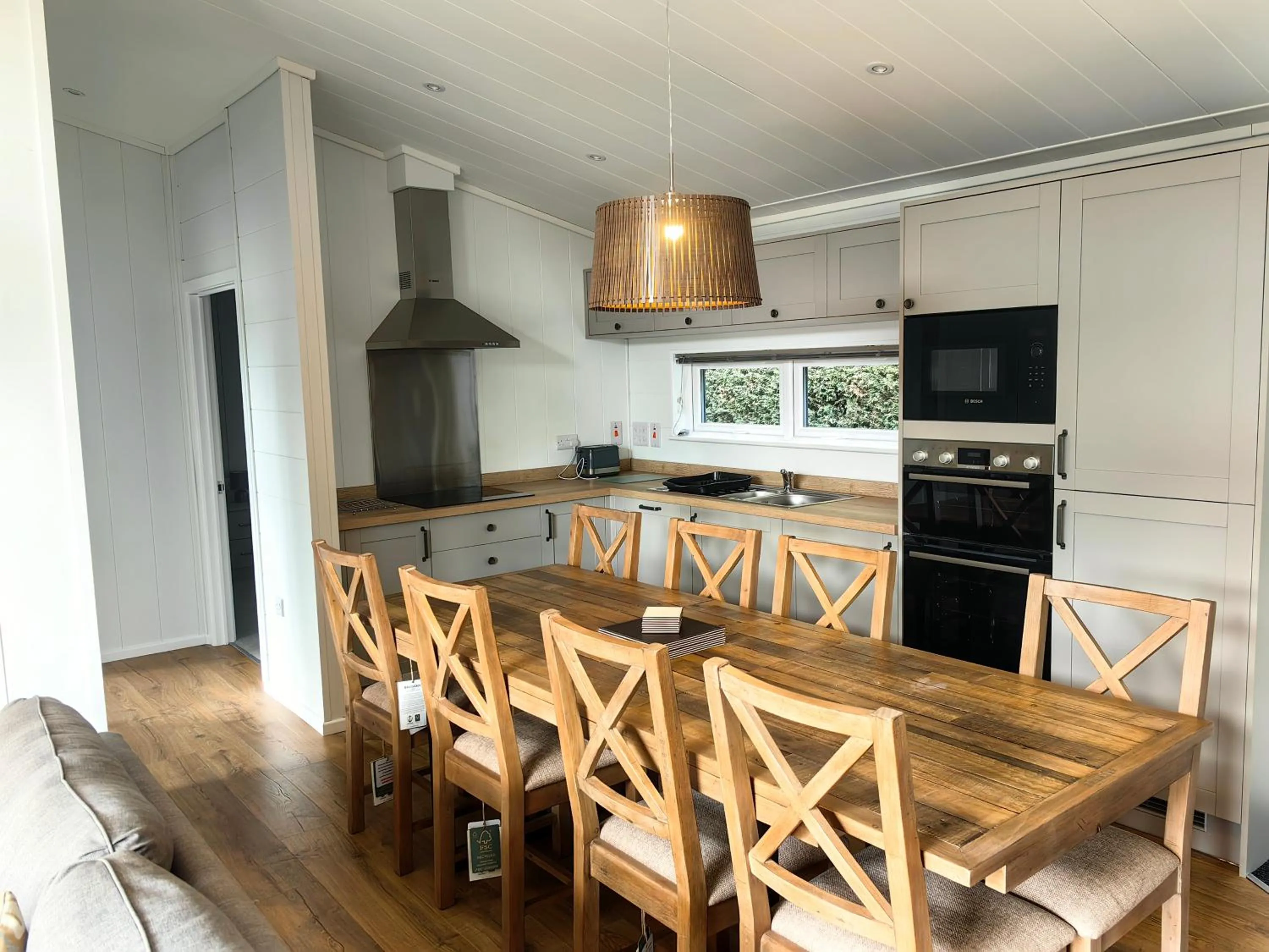 Dining area in King's Lynn Caravan & Camping Park