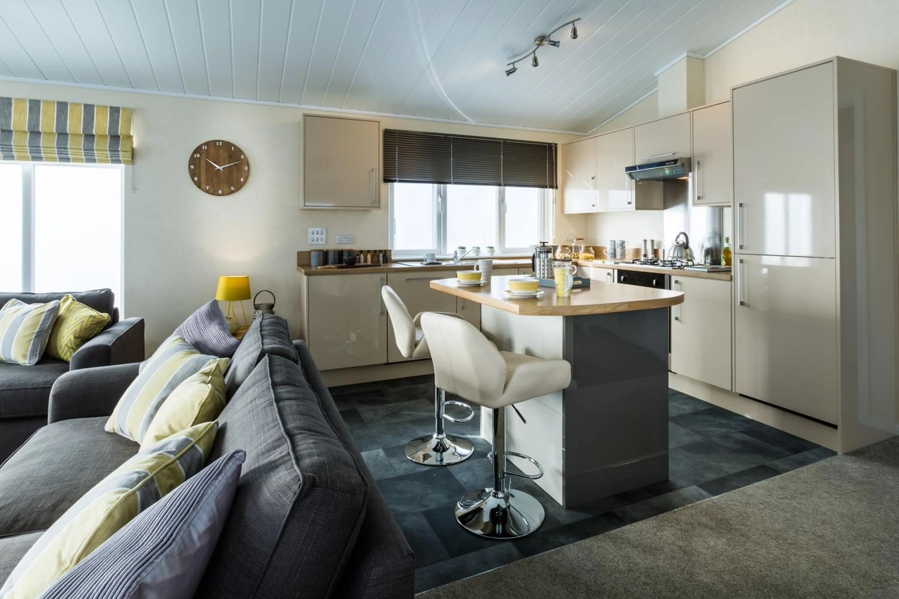 Living room in King's Lynn Caravan & Camping Park