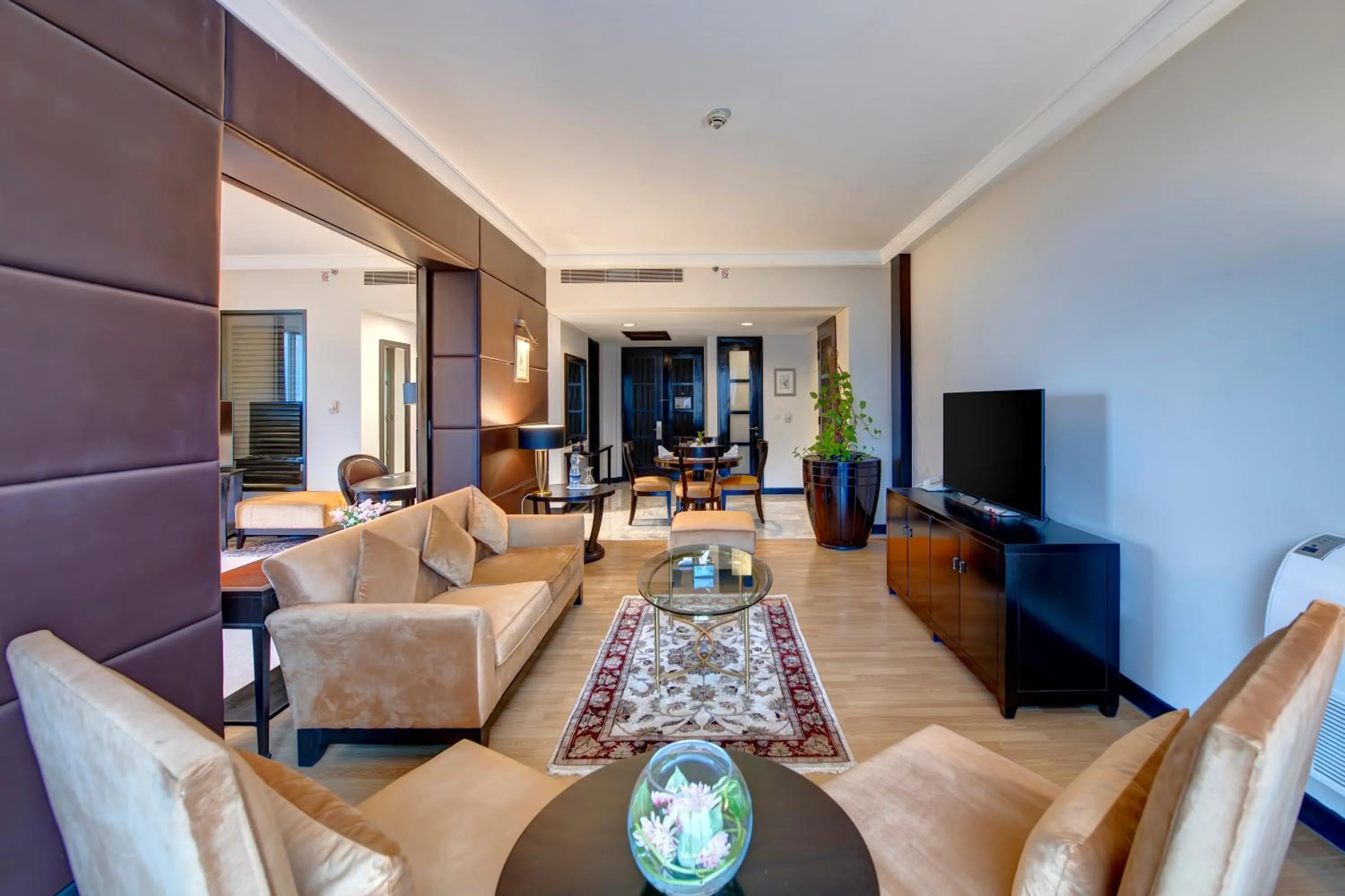 Seating area in Pearl Continental Hotel, Muzaffarabad