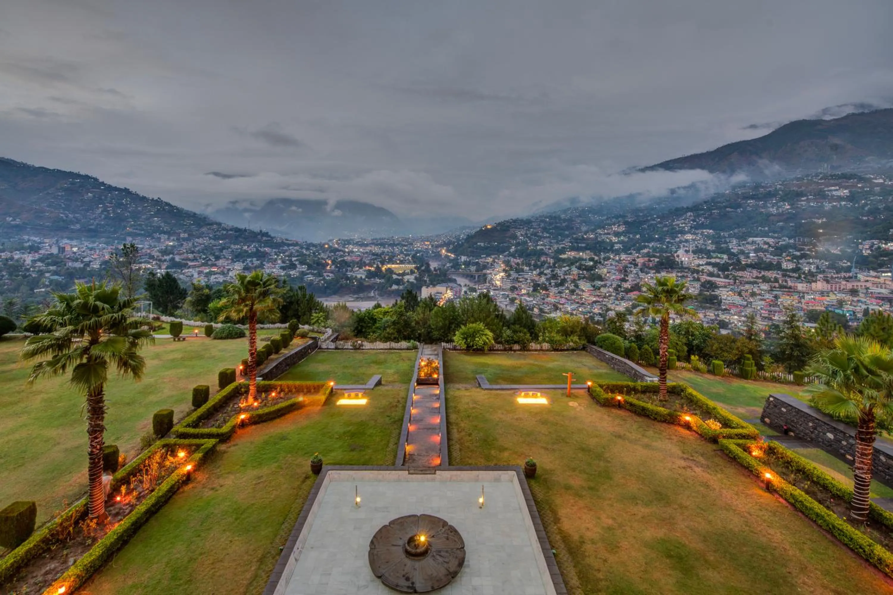 Natural landscape in Pearl Continental Hotel, Muzaffarabad