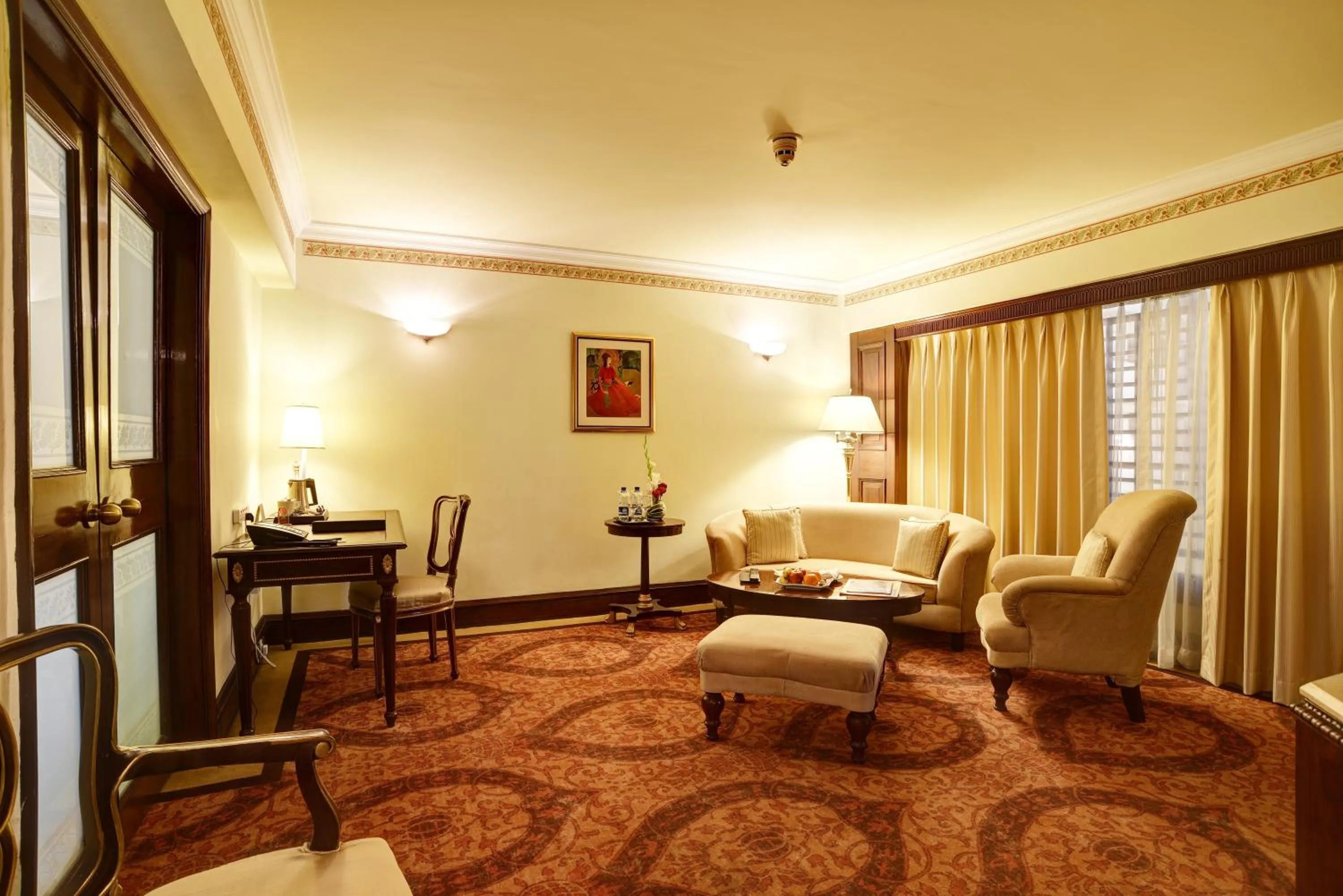 Seating area in Pearl Continental Hotel, Lahore