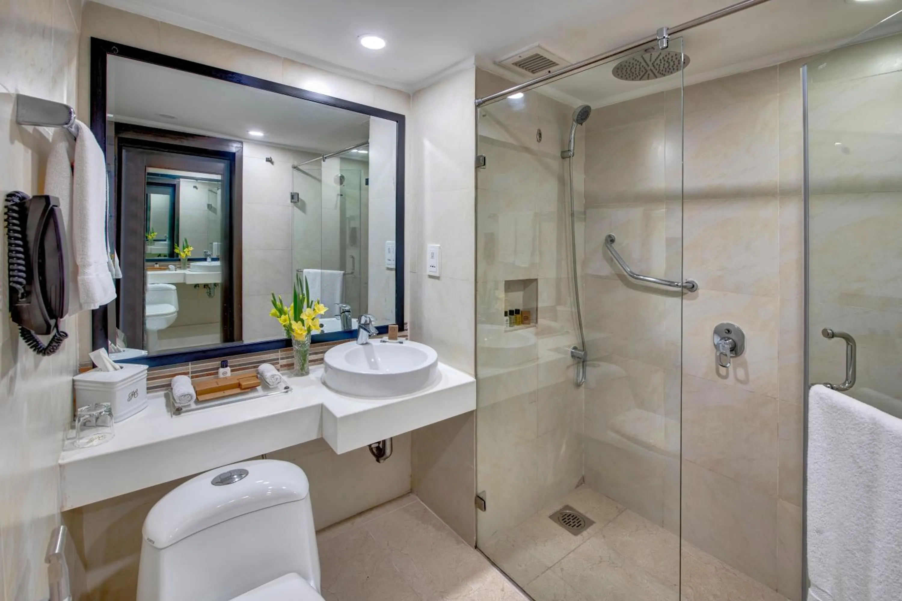 Toilet in Pearl Continental Hotel, Lahore