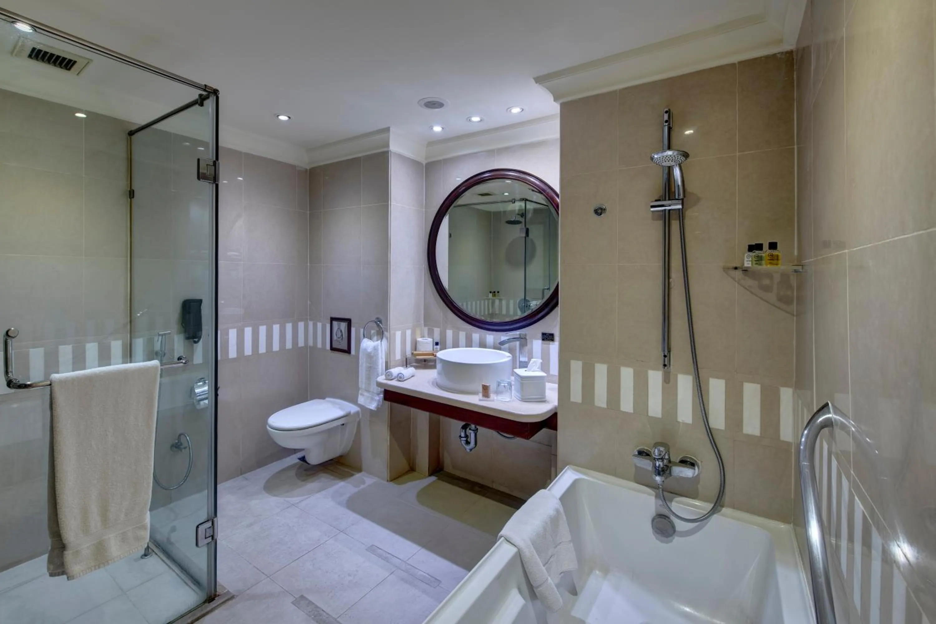 Toilet in Pearl Continental Hotel, Lahore