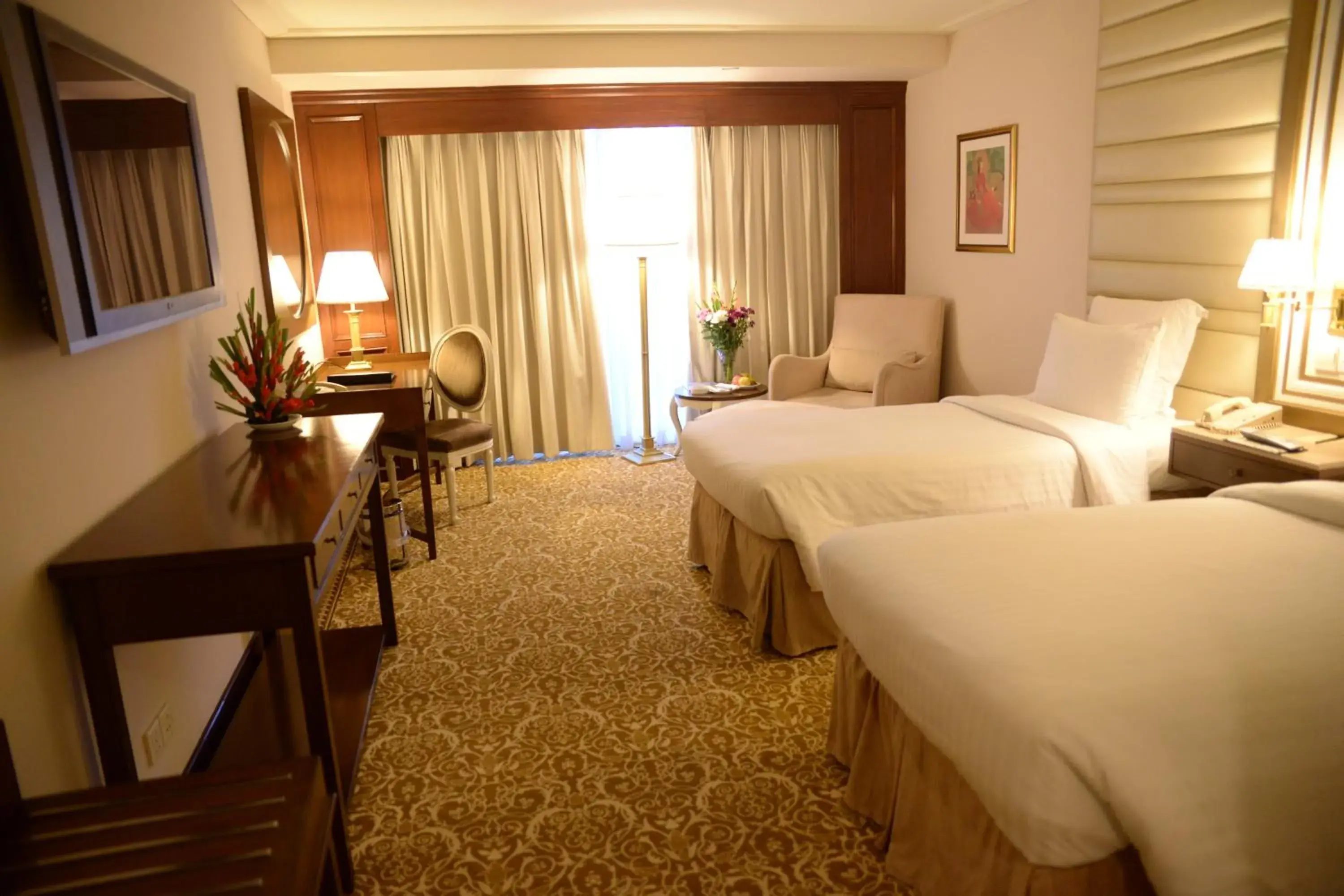 Bed in Pearl Continental Hotel, Karachi Bed in Pearl Continental Hotel, Karachi