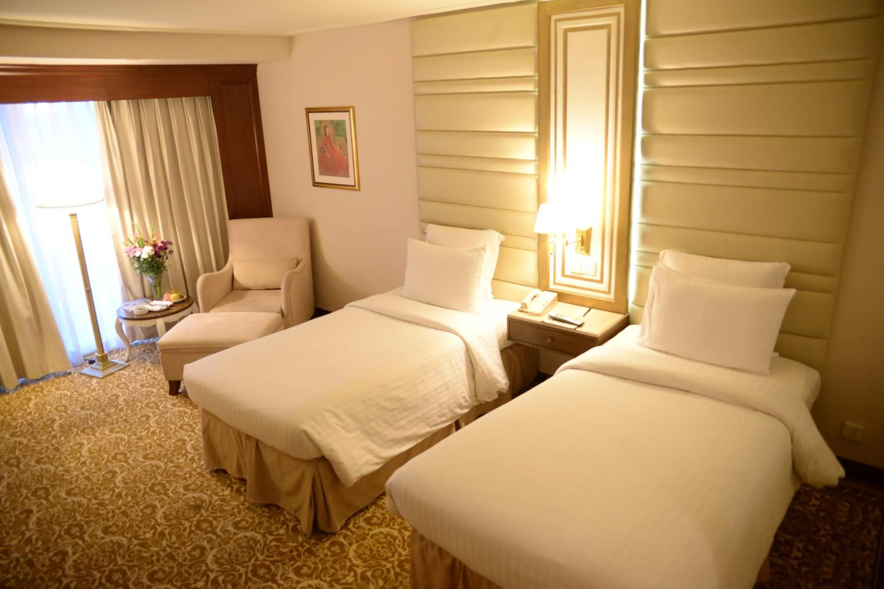 Bed in Pearl Continental Hotel, Karachi