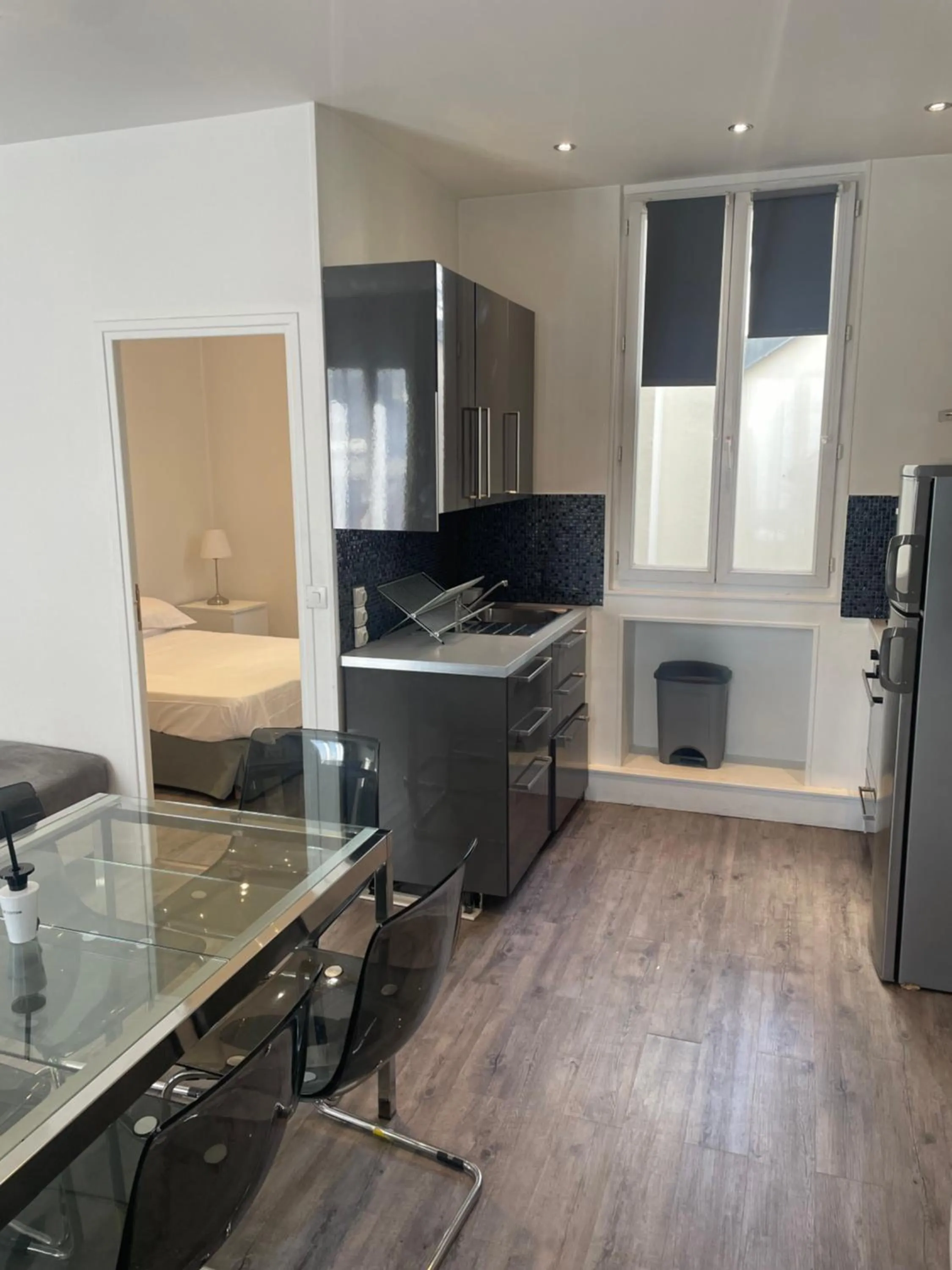 Kitchen or kitchenette in Mary's Hotel République