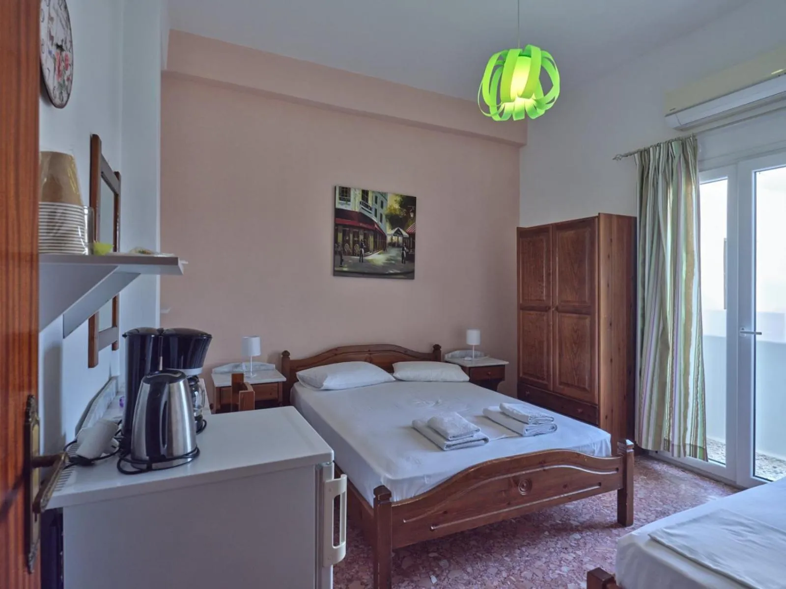 Bed in Pension Paros Anna Spanou