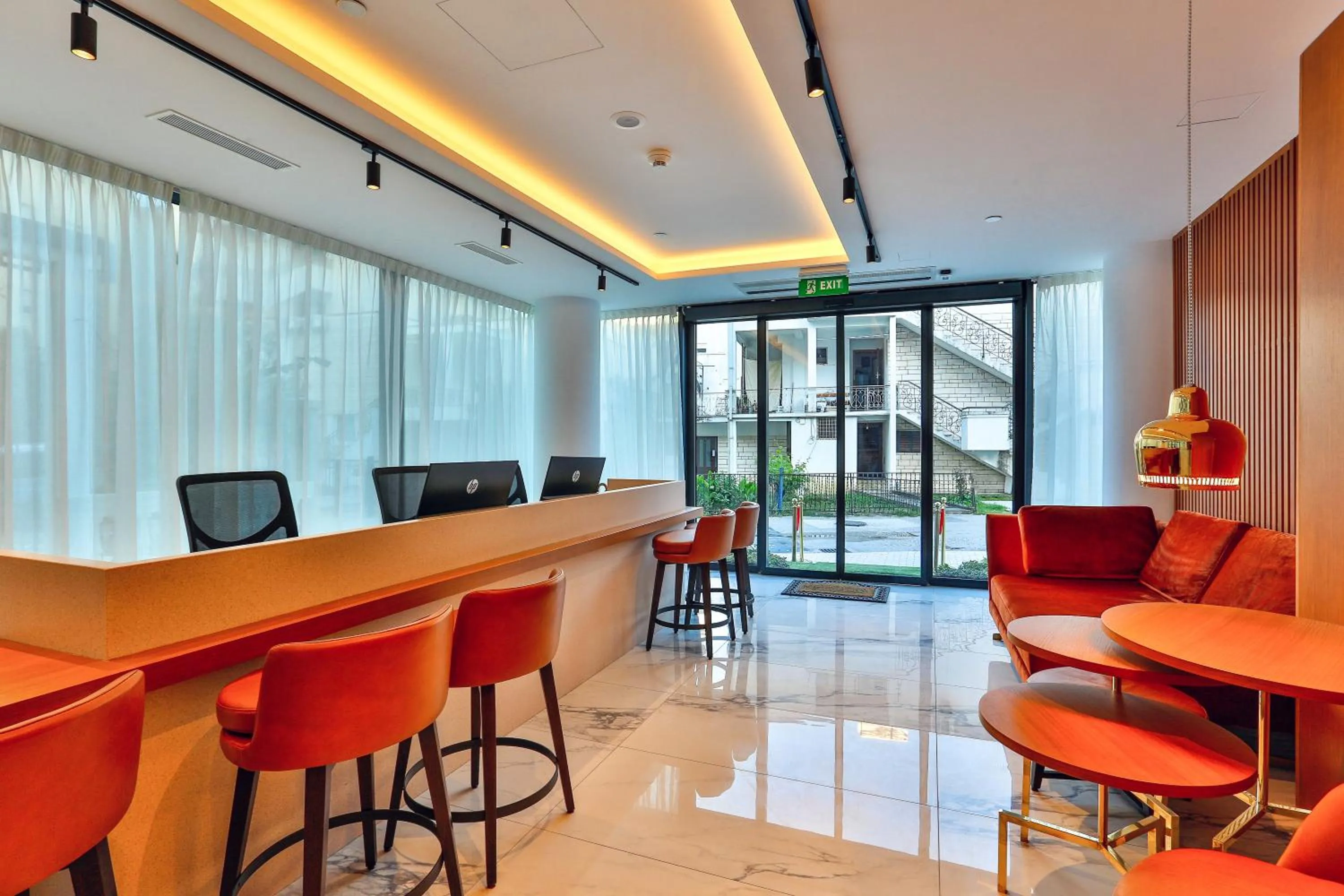 Lobby or reception in Hotel Fagus by Aycon