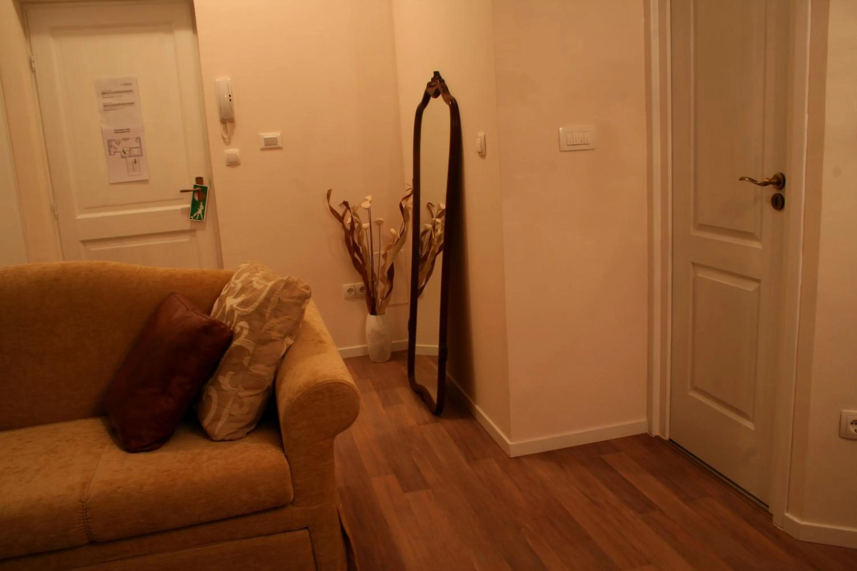 Seating area in Banica Apartments & Rooms