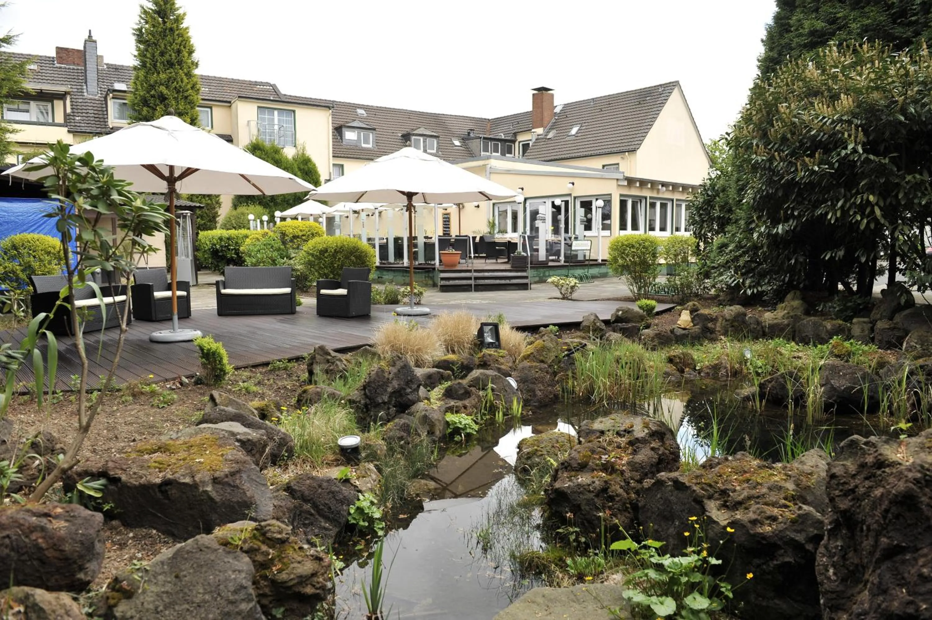 Garden in Hotel Celina Niederrheinischer Hof