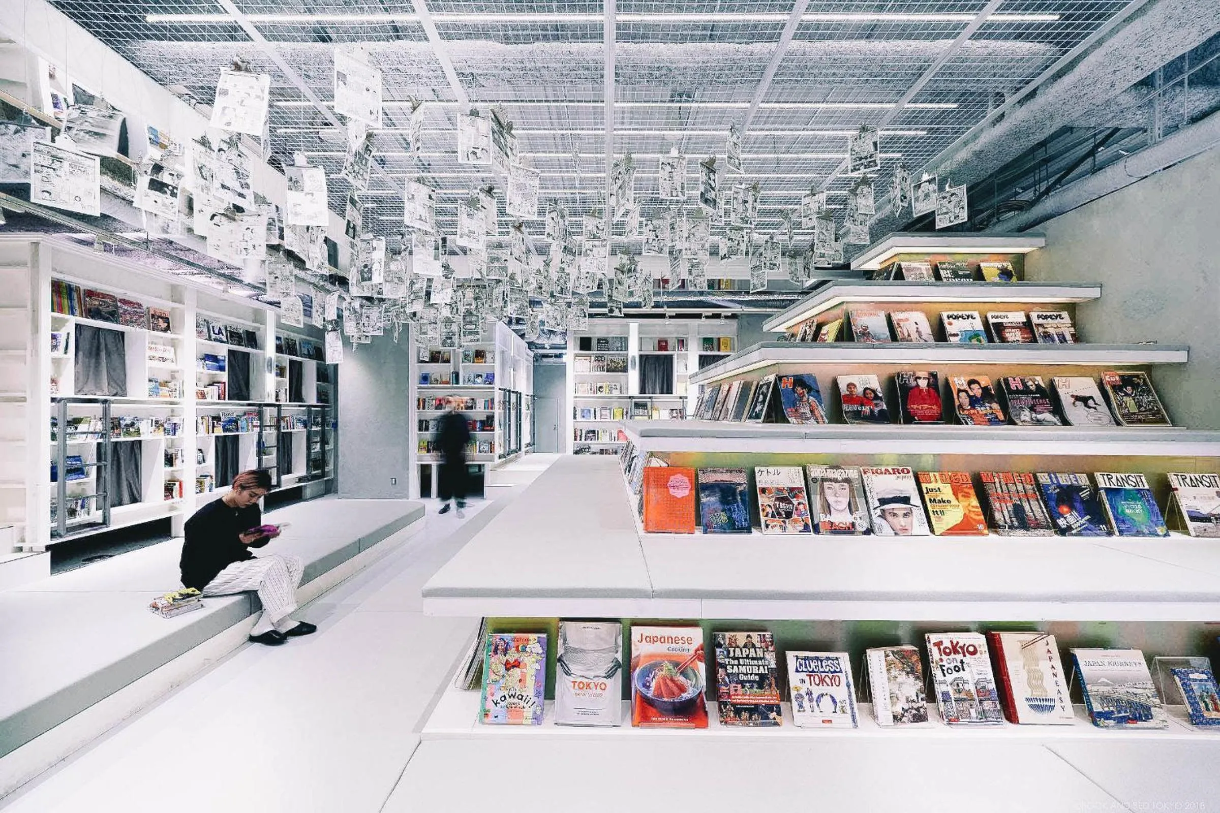 Communal lounge/ TV room in BOOK AND BED TOKYO Shinsaibashi