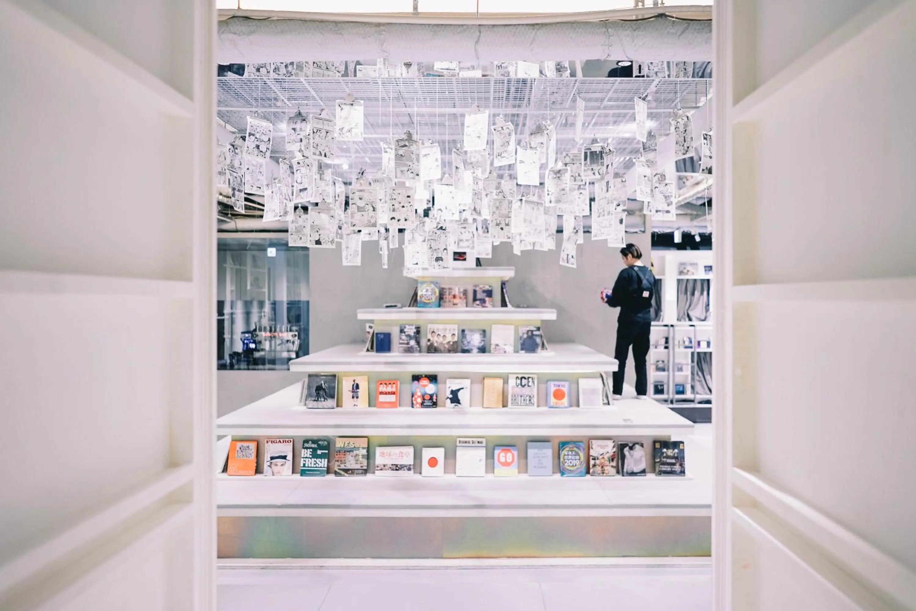 Communal lounge/ TV room in BOOK AND BED TOKYO Shinsaibashi