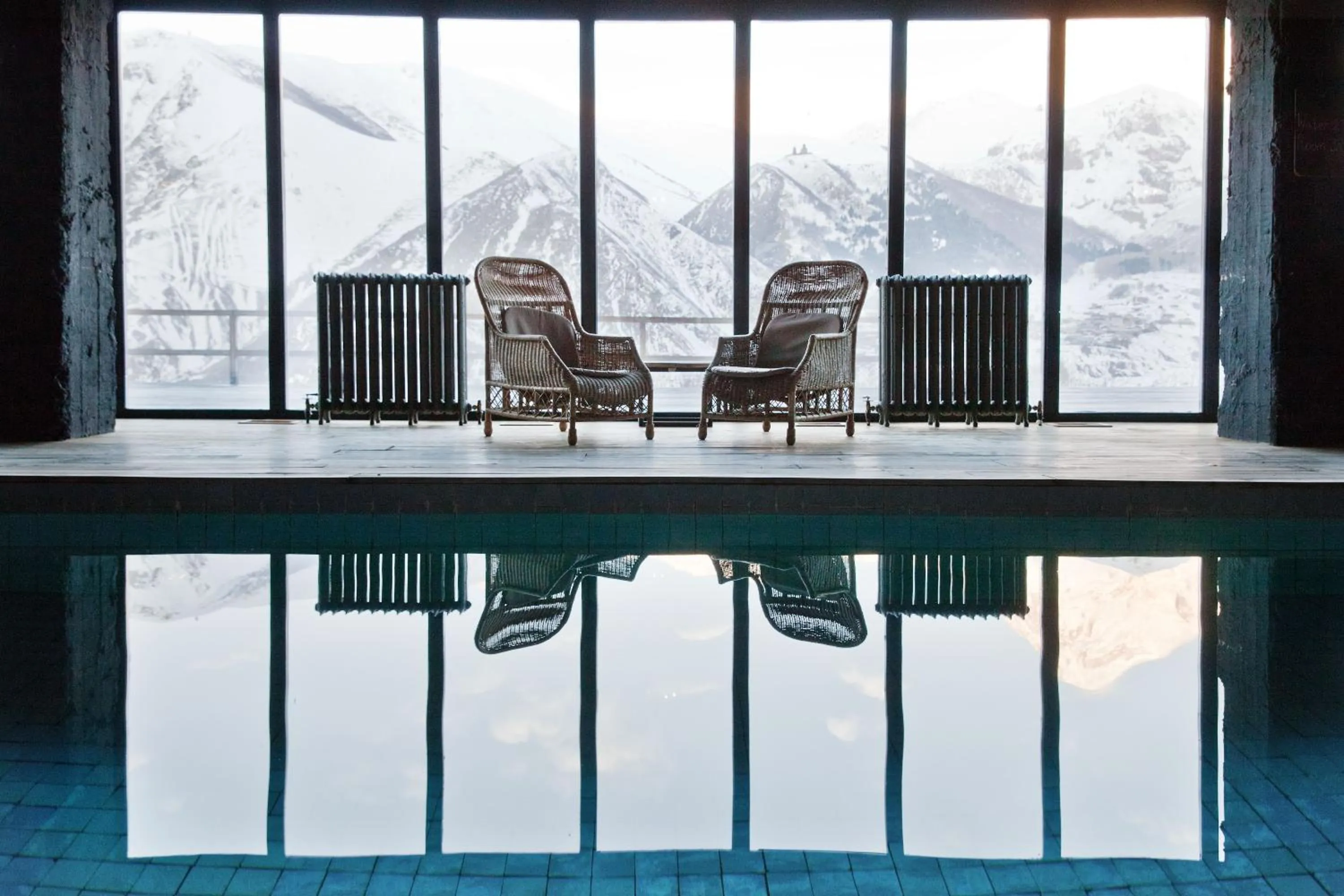 Mountain view in Rooms Hotel Kazbegi