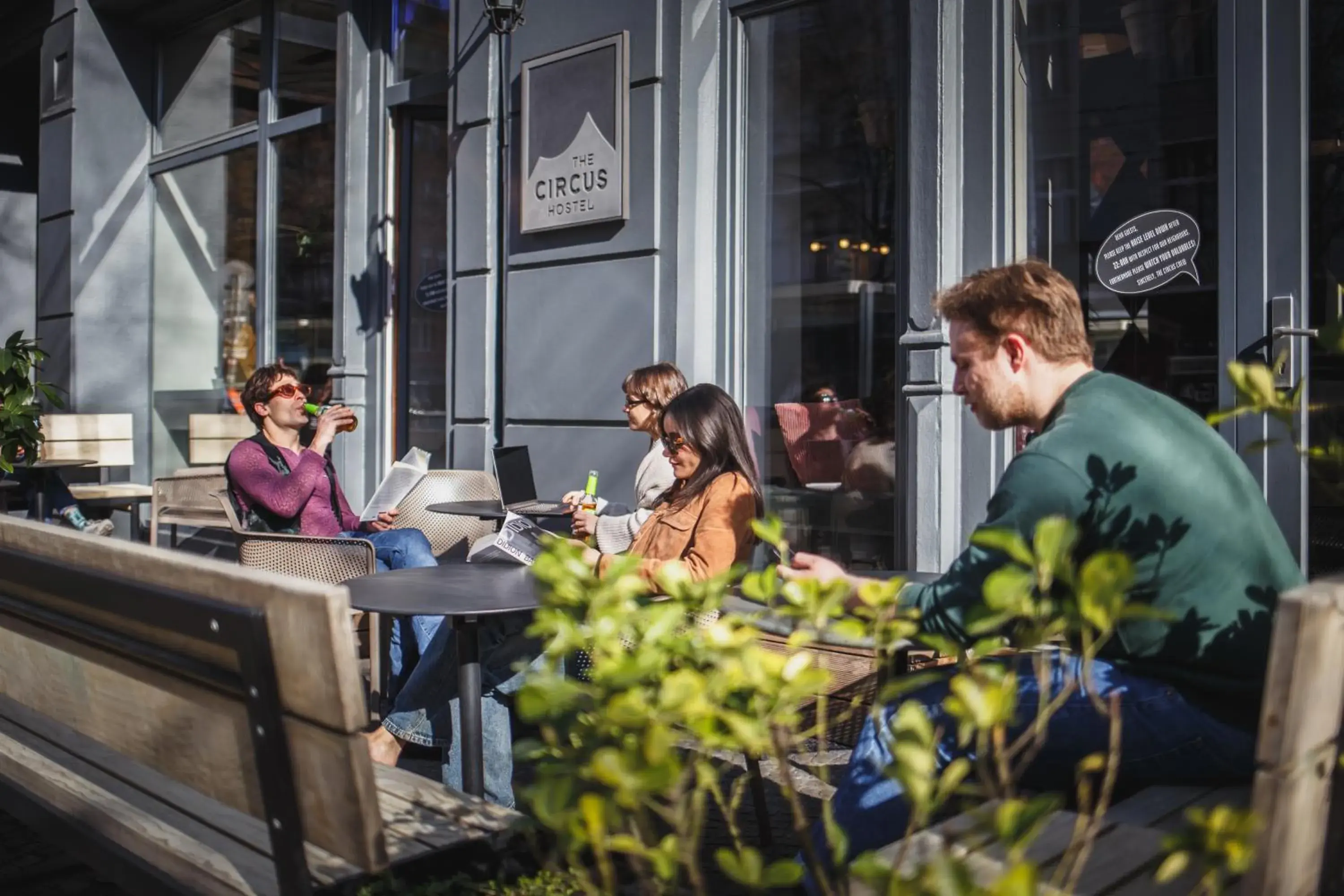 Property building in The Circus Hostel Property building in The Circus Hostel