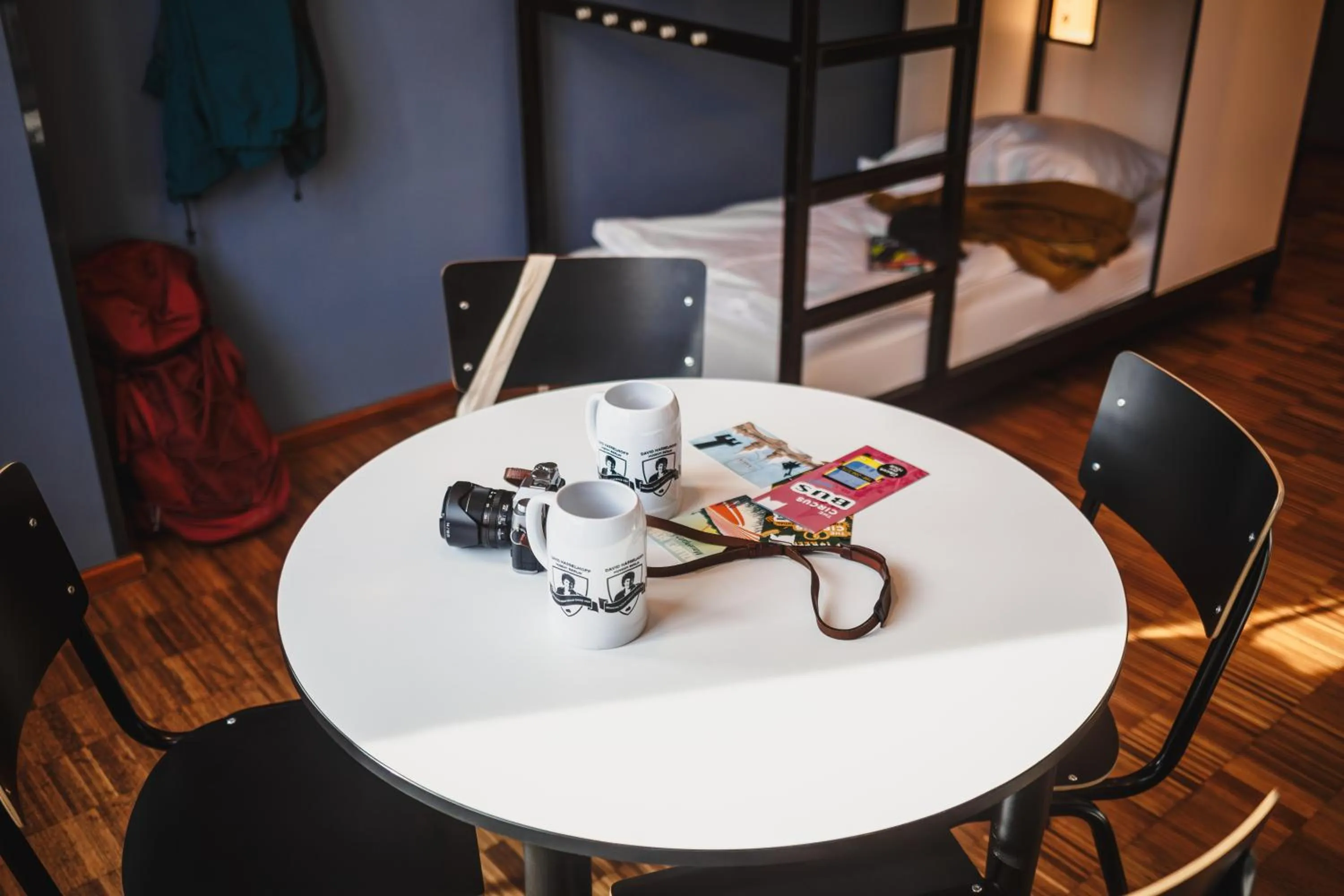 Decorative detail, Bed in The Circus Hostel