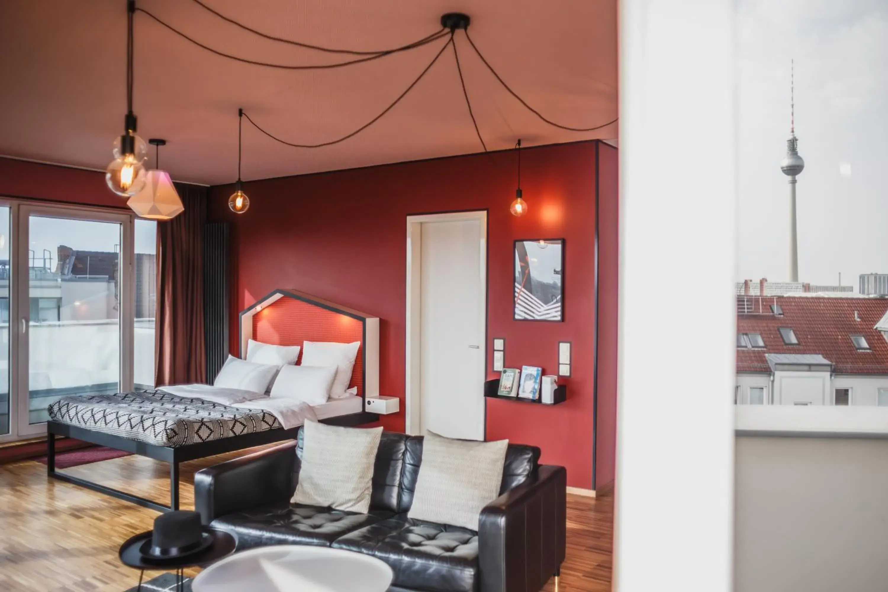 Living room, Bed in The Circus Hostel Living room, Bed in The Circus Hostel