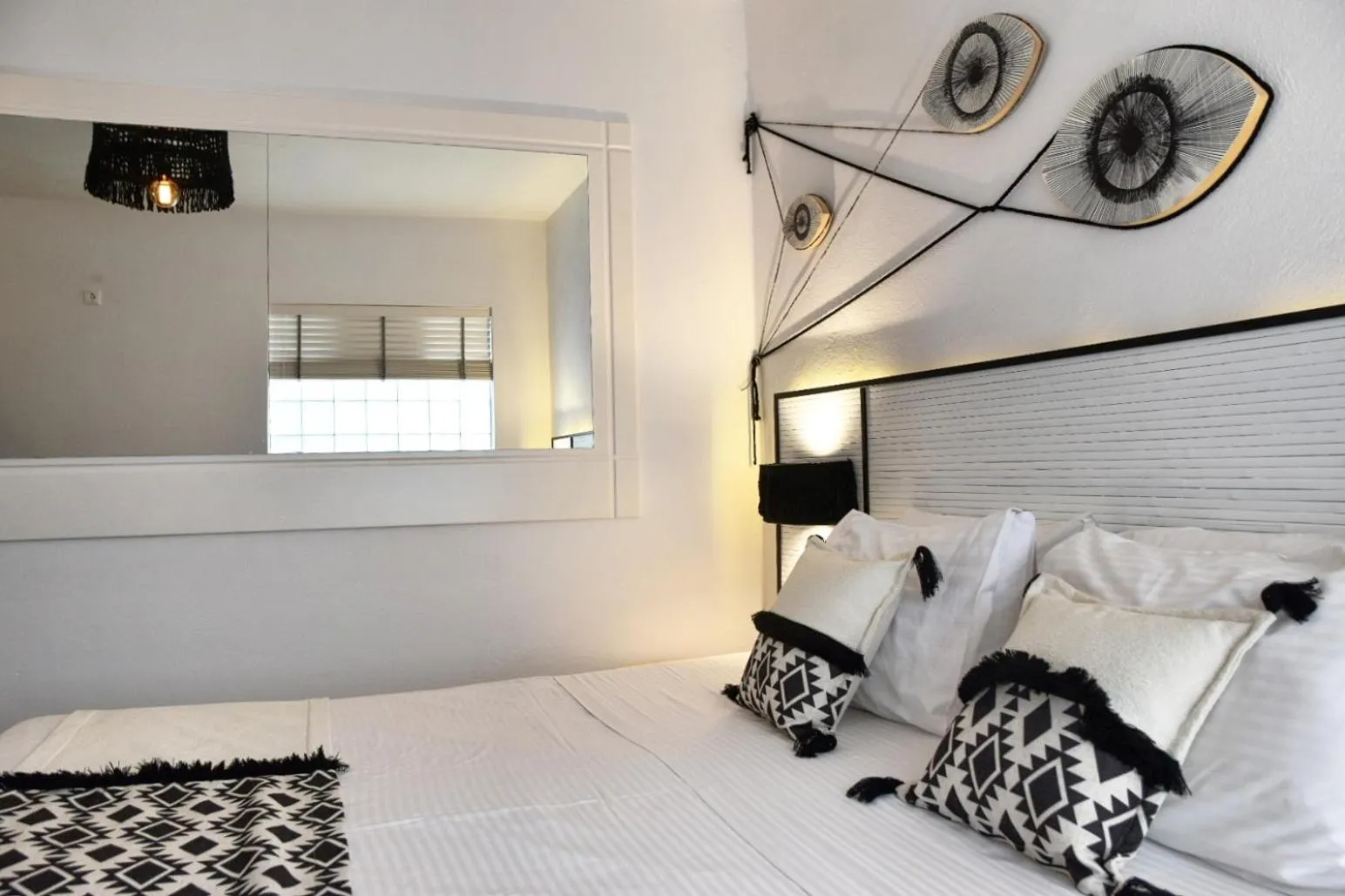 Bed in Angelos Design Suites