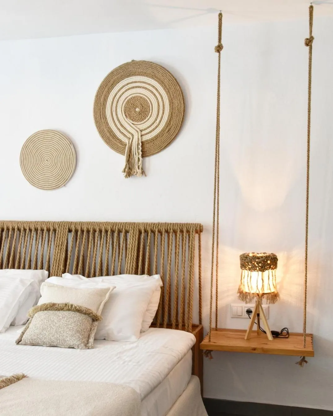 Bed in Angelos Design Suites