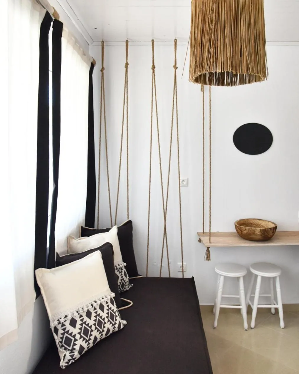 Seating area in Angelos Design Suites