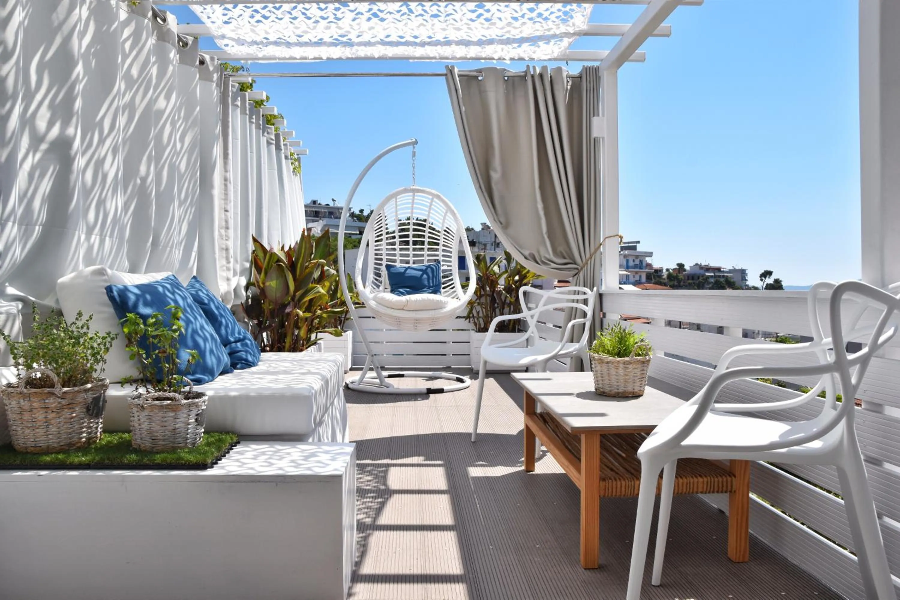Balcony/Terrace in Angelos Design Suites
