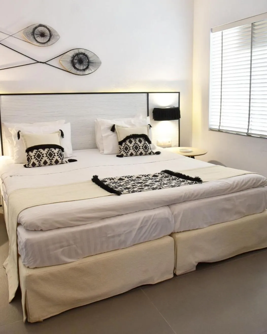 Bed in Angelos Design Suites